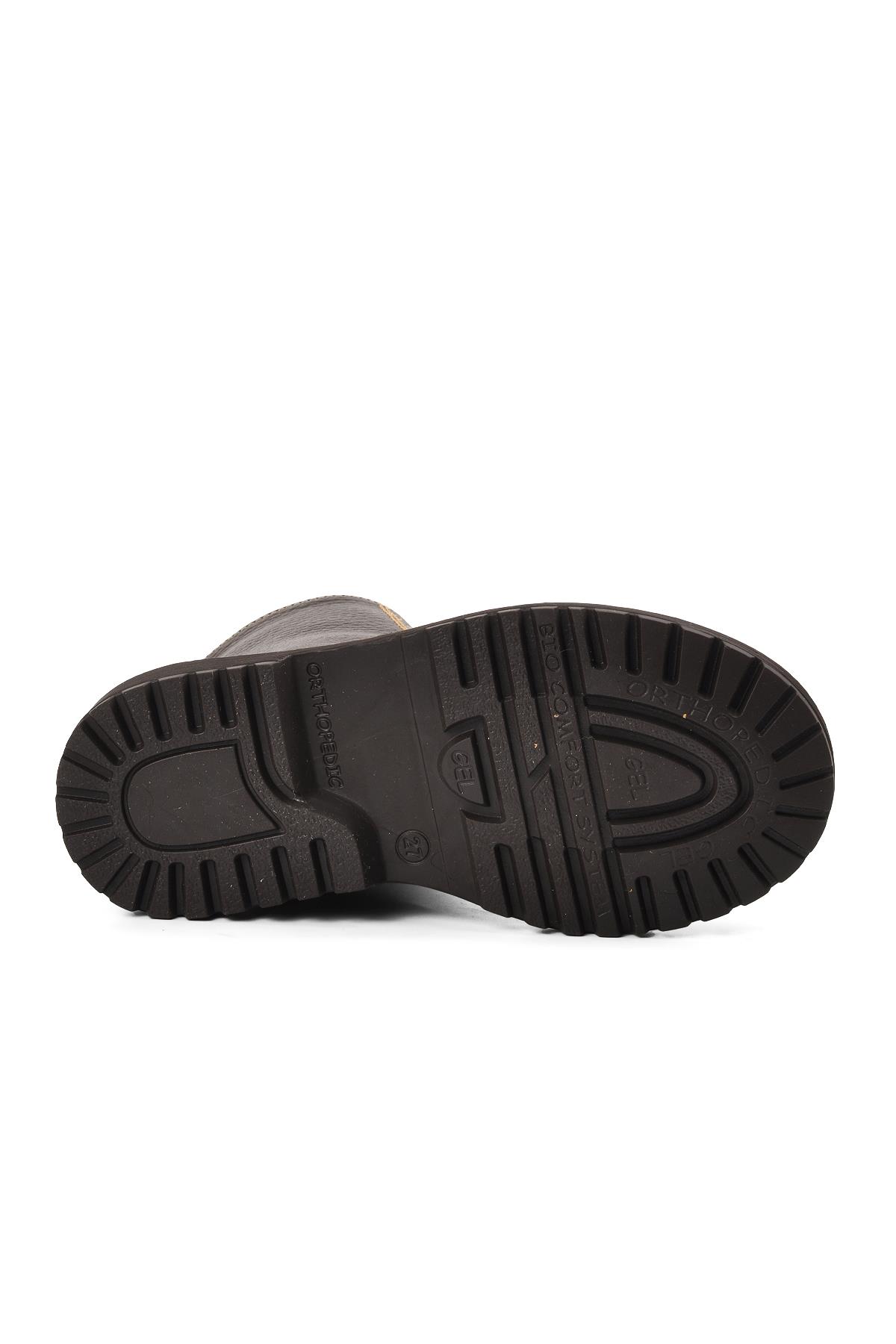 Şng 2301998-P Kahve İçi Kürklü Çocuk Bot - Görsel 6