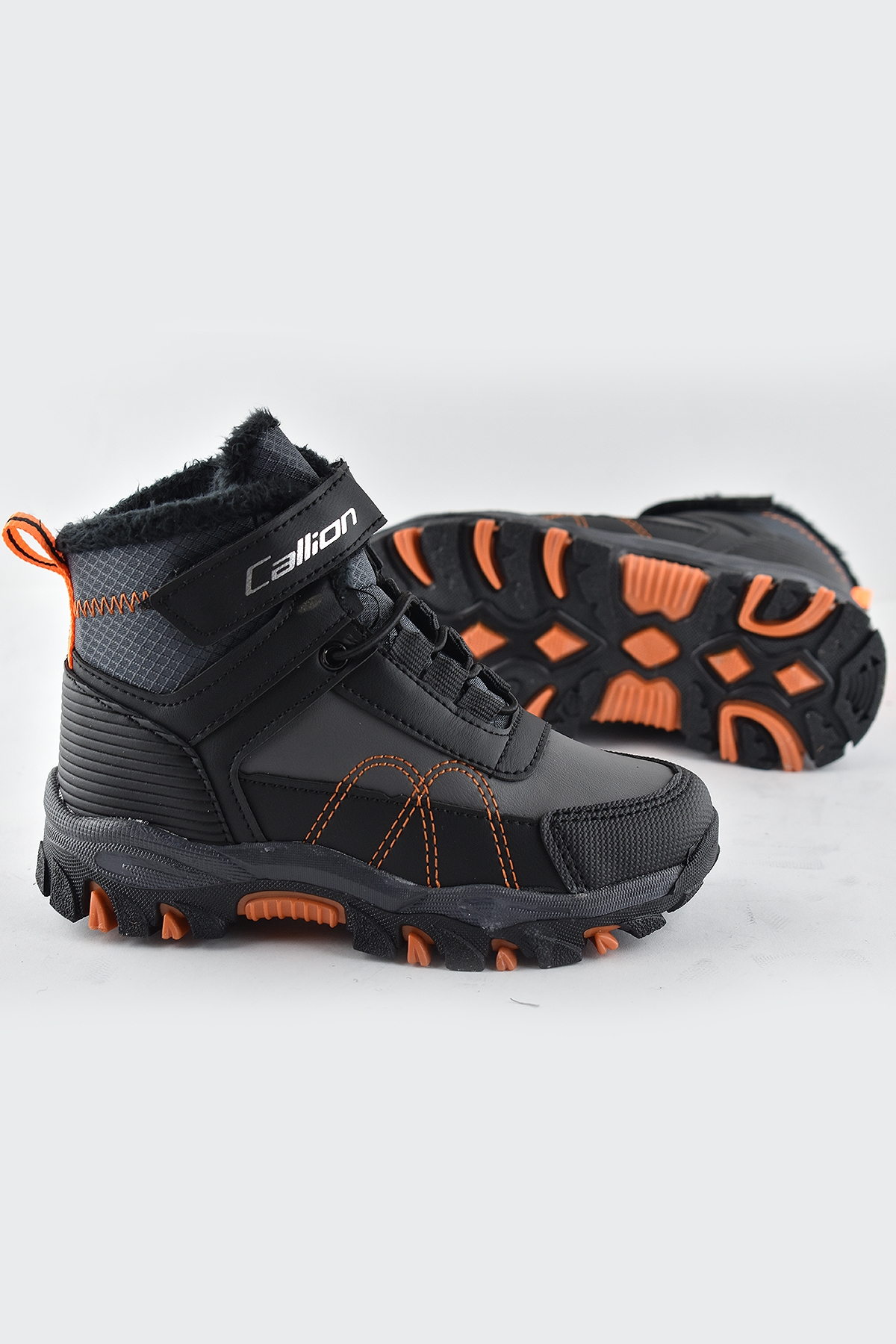 Callion 918 Ortopedik Taban Çocuk Outdoor Bot Ayakkabı Bilekli Kürklü - Görsel 3