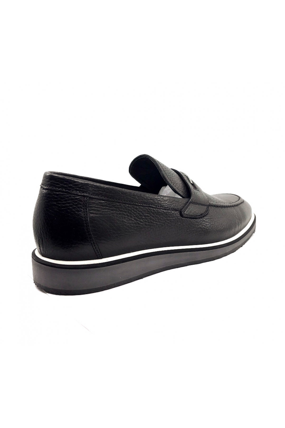 3992 Siyah Flother Deri Erkek Ayakkabısı - Görsel 5