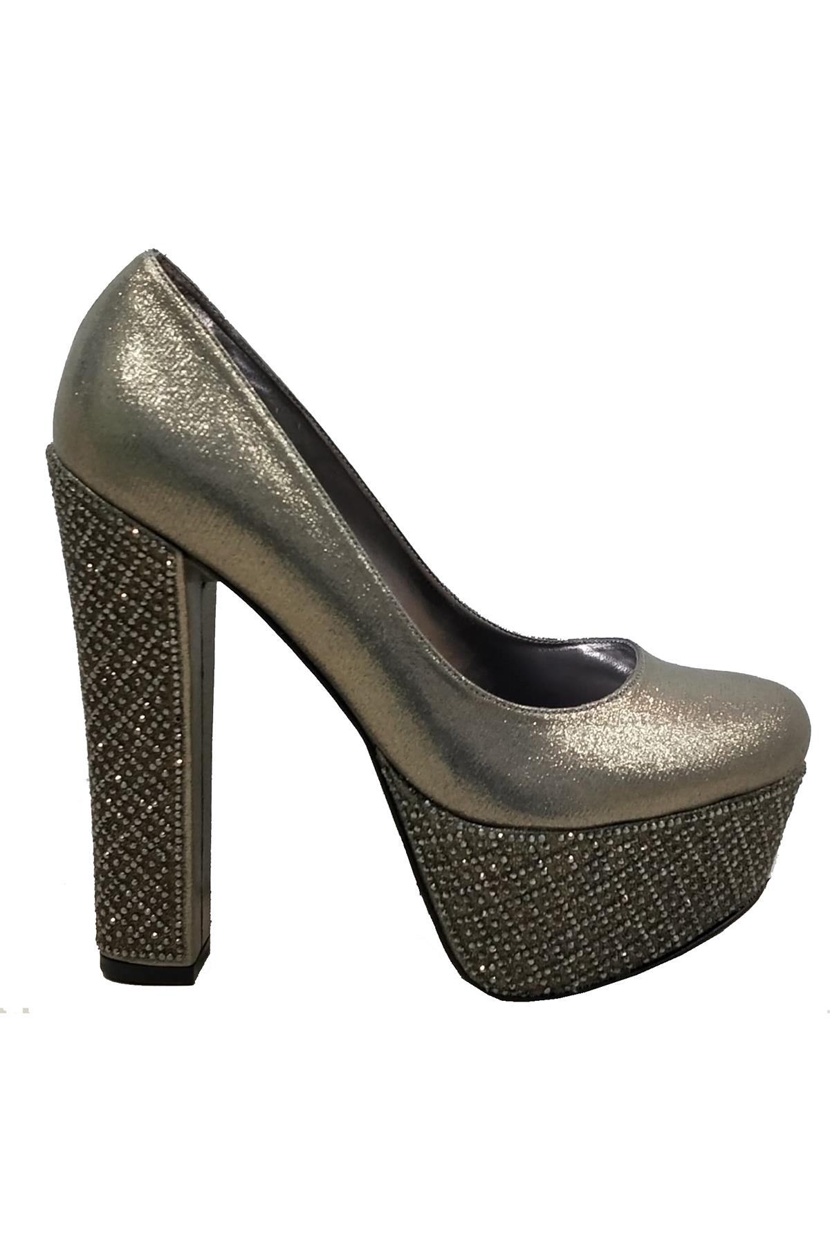 Smilee 5227 Platform Topuklu Kadın Ayakkabı - Görsel 3