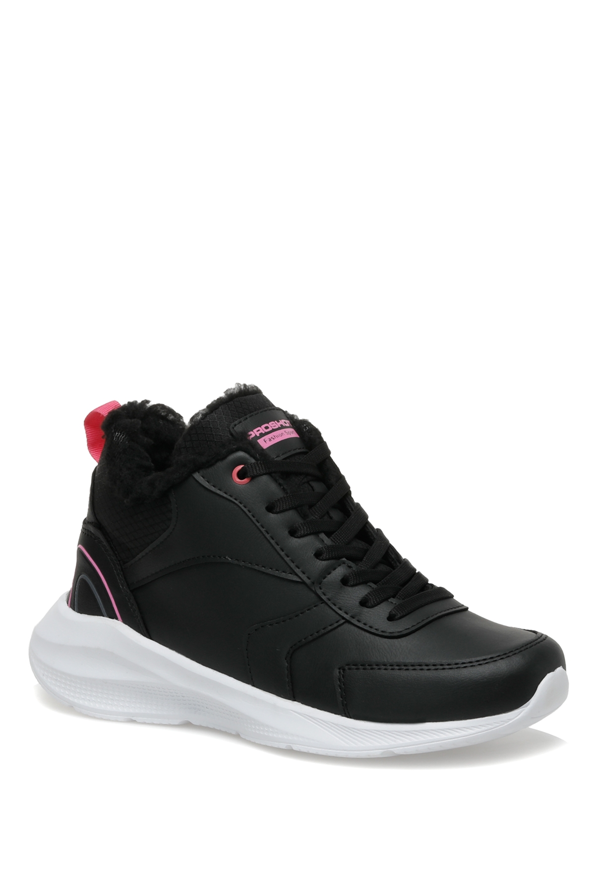 PS153 PU HI KRK W 2PR Siyah Kadın High Sneaker - Görsel 3