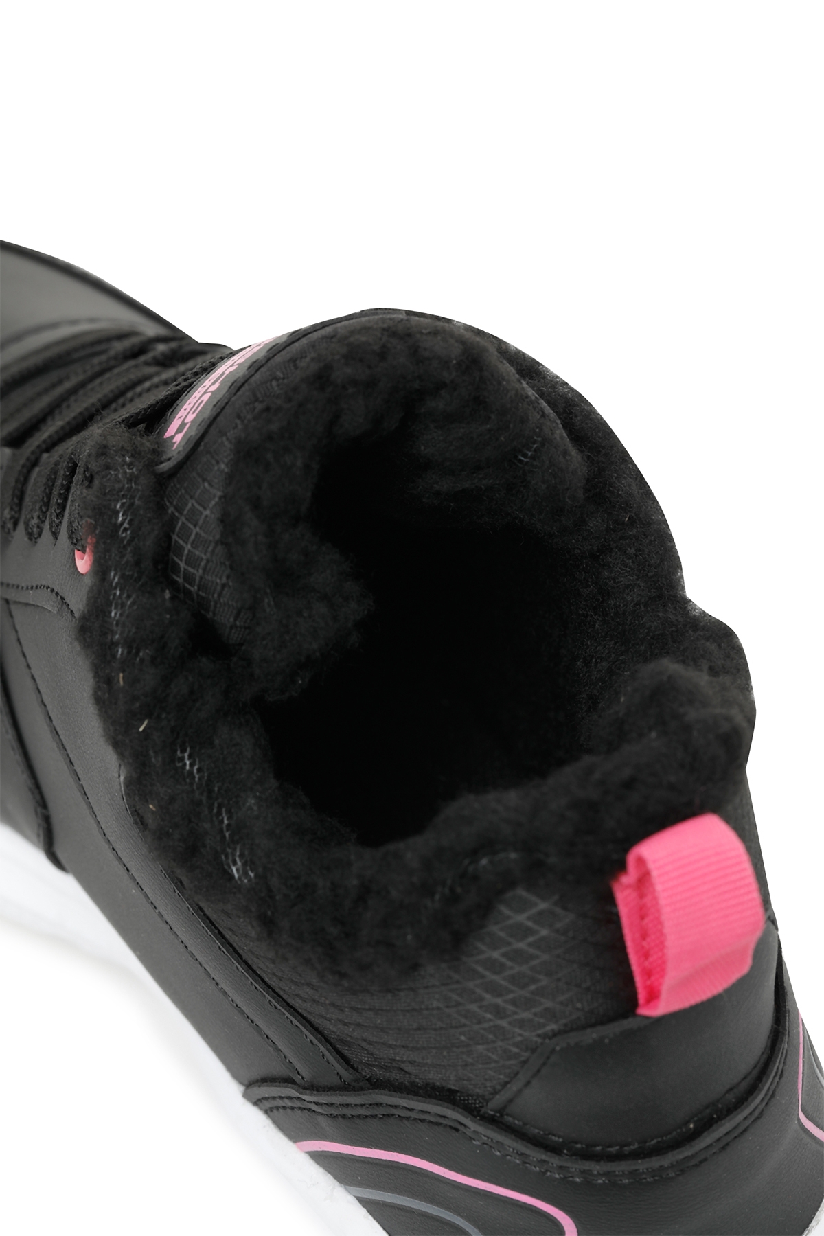 PS153 PU HI KRK W 2PR Siyah Kadın High Sneaker - Görsel 5