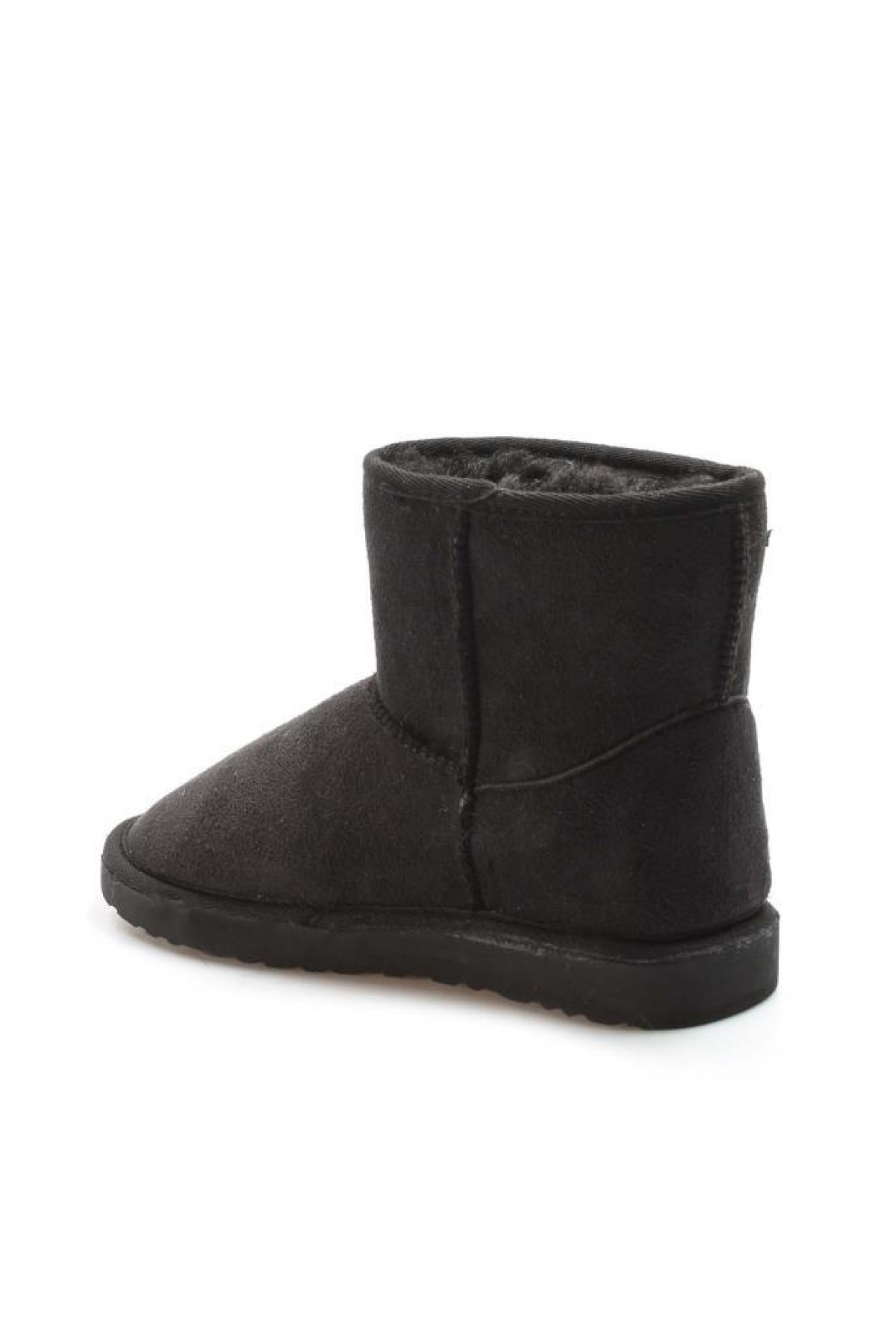 5105 Süet Kar Kış Kürklü Astar Bilek Kısa Kadın Bot - Görsel 3