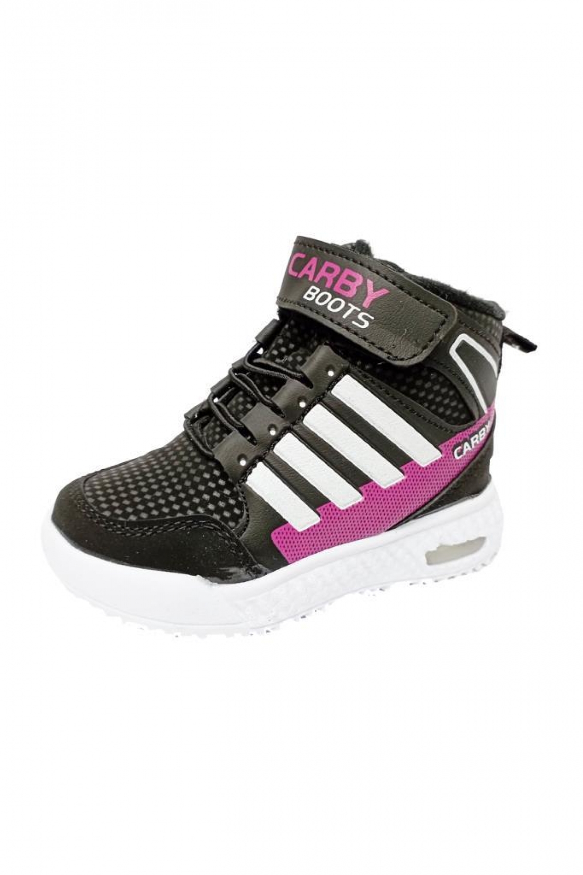 2021-B Kız Bebe Sneakers Bot Beyaz Fuşya - Görsel 3