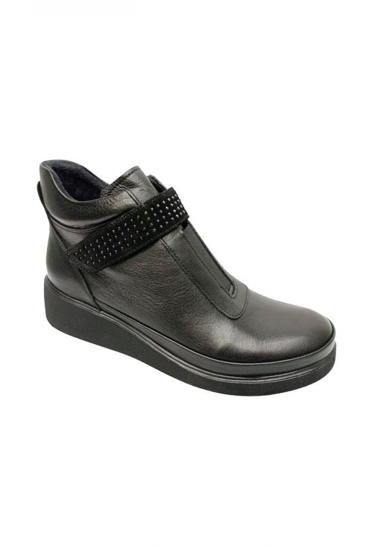 Üçel 1026-22 Hakiki Deri Anatomik Cırtlı Kadın Bot - Görsel 2