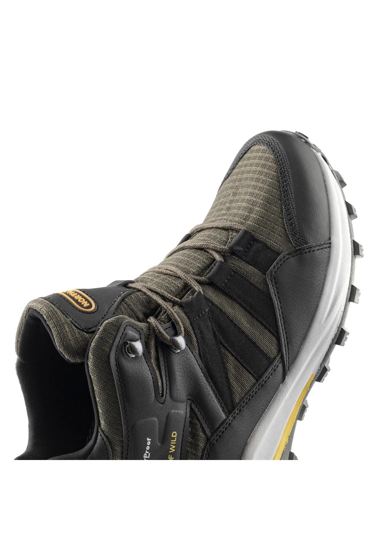 Km22 Damon Haki-Siyah Waterproof Erkek Bot - Görsel 5