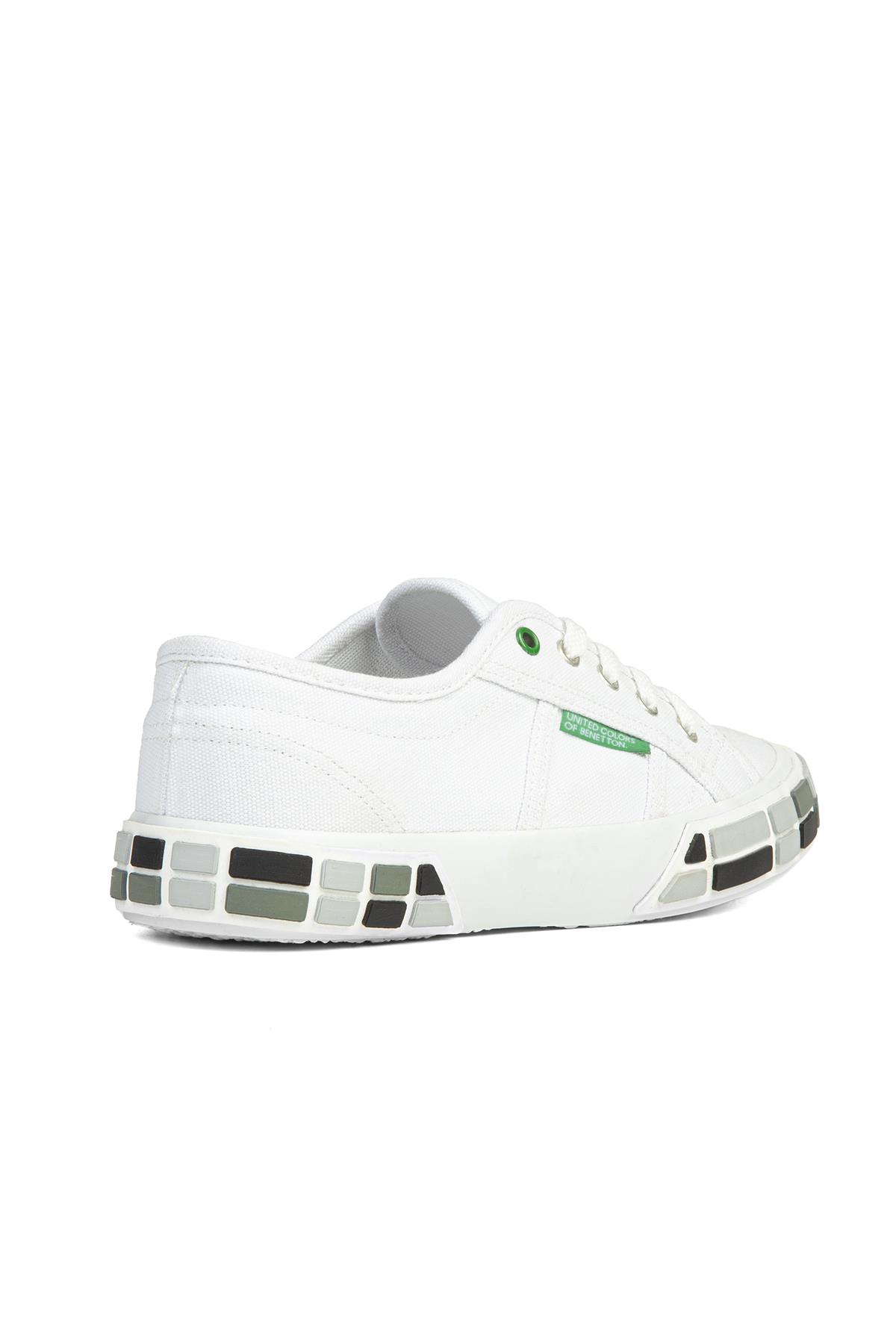 ® | BN-30691-3114 Beyaz Siyah - Kadın Spor Ayakkabı - Görsel 4