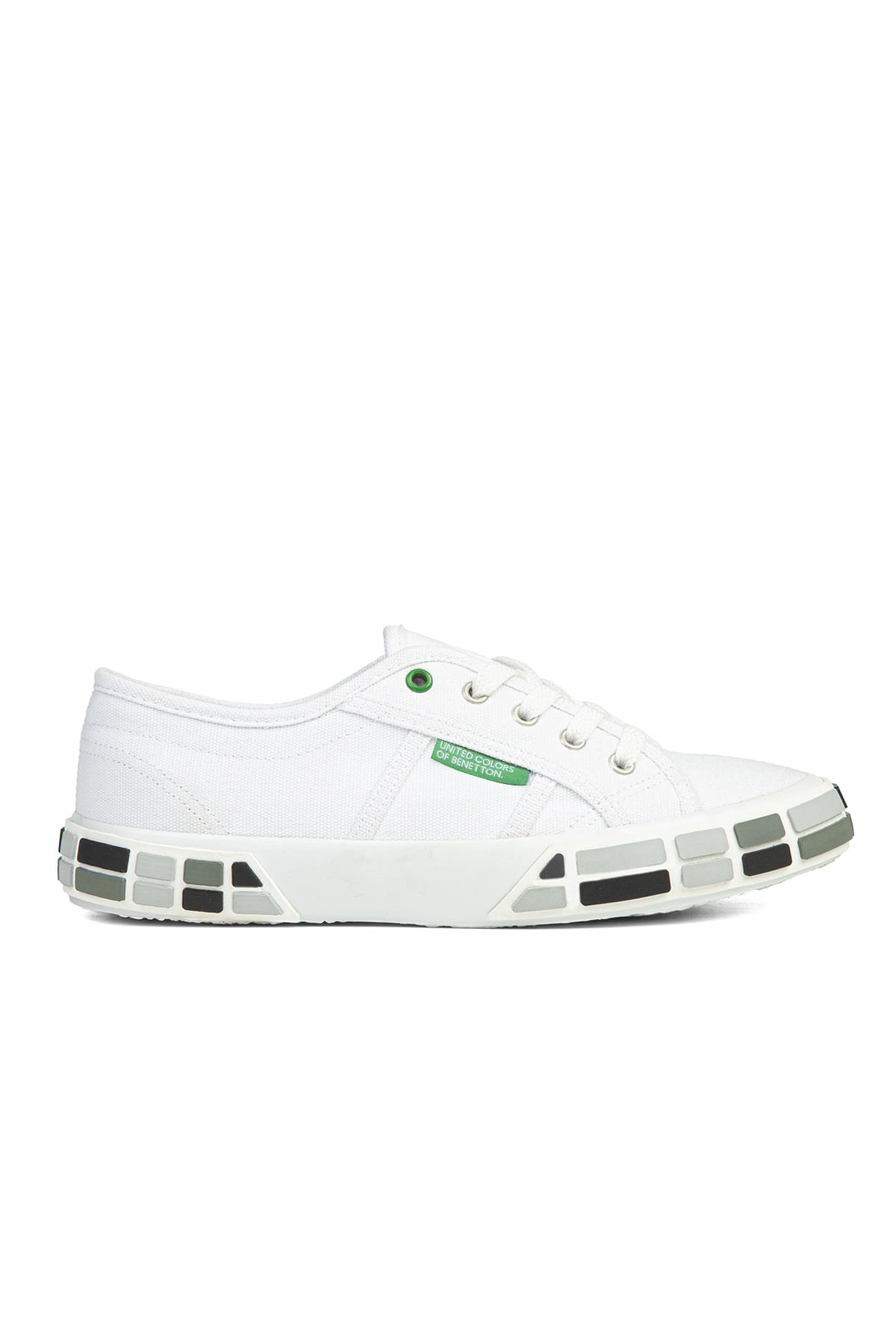 ® | BN-30691-3114 Beyaz Siyah - Kadın Spor Ayakkabı - Görsel 2