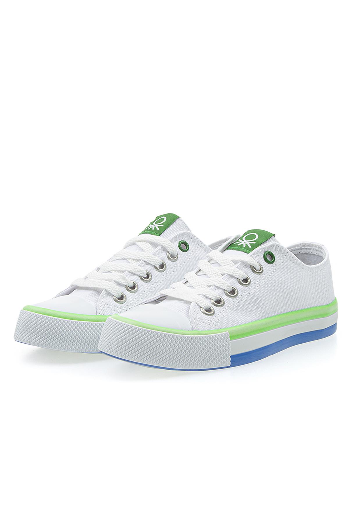 ® | BN-30175 -3394 Beyaz Yeşil - Çocuk Spor Ayakkabı - Görsel 4