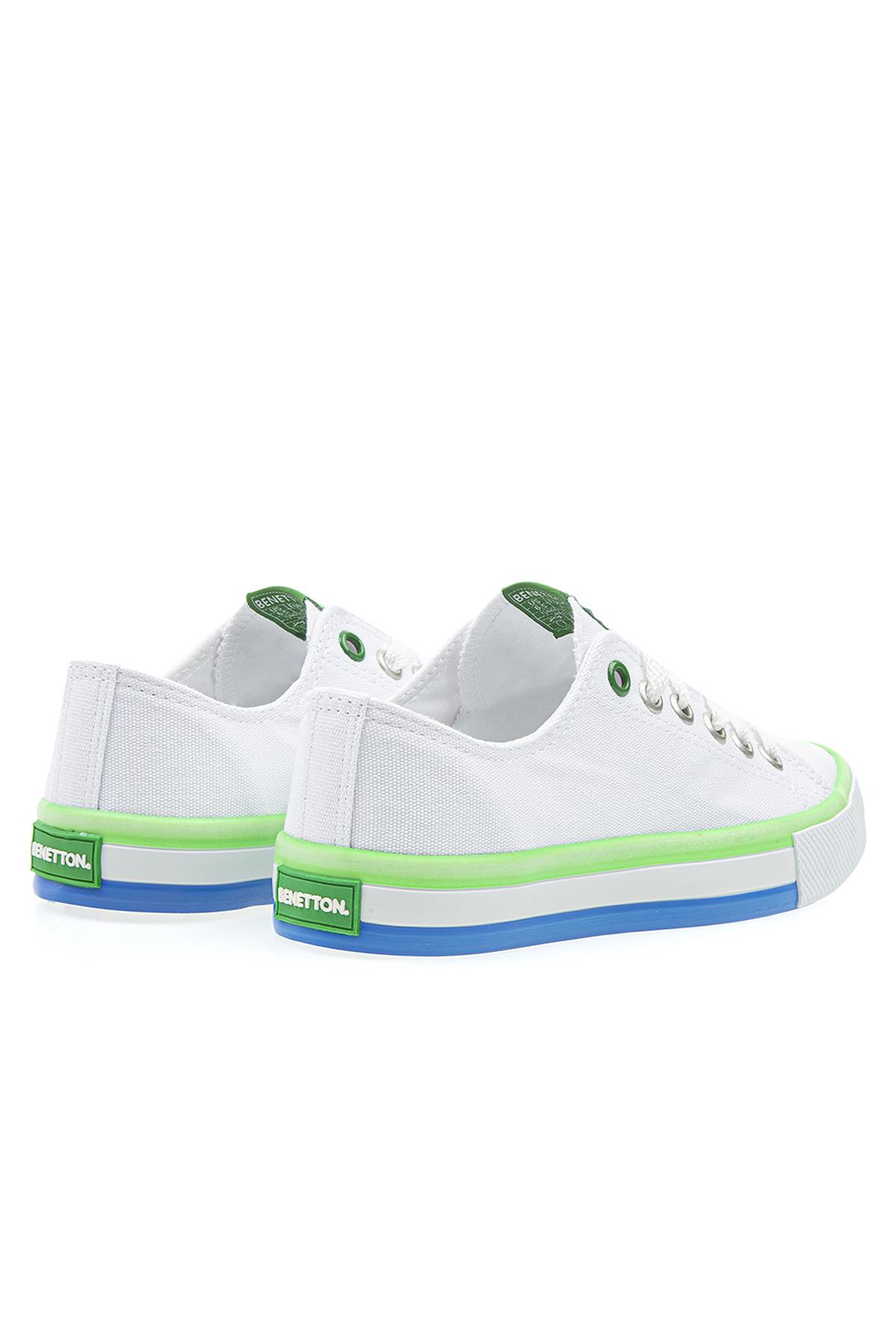 ® | BN-30175 -3394 Beyaz Yeşil - Çocuk Spor Ayakkabı - Görsel 5