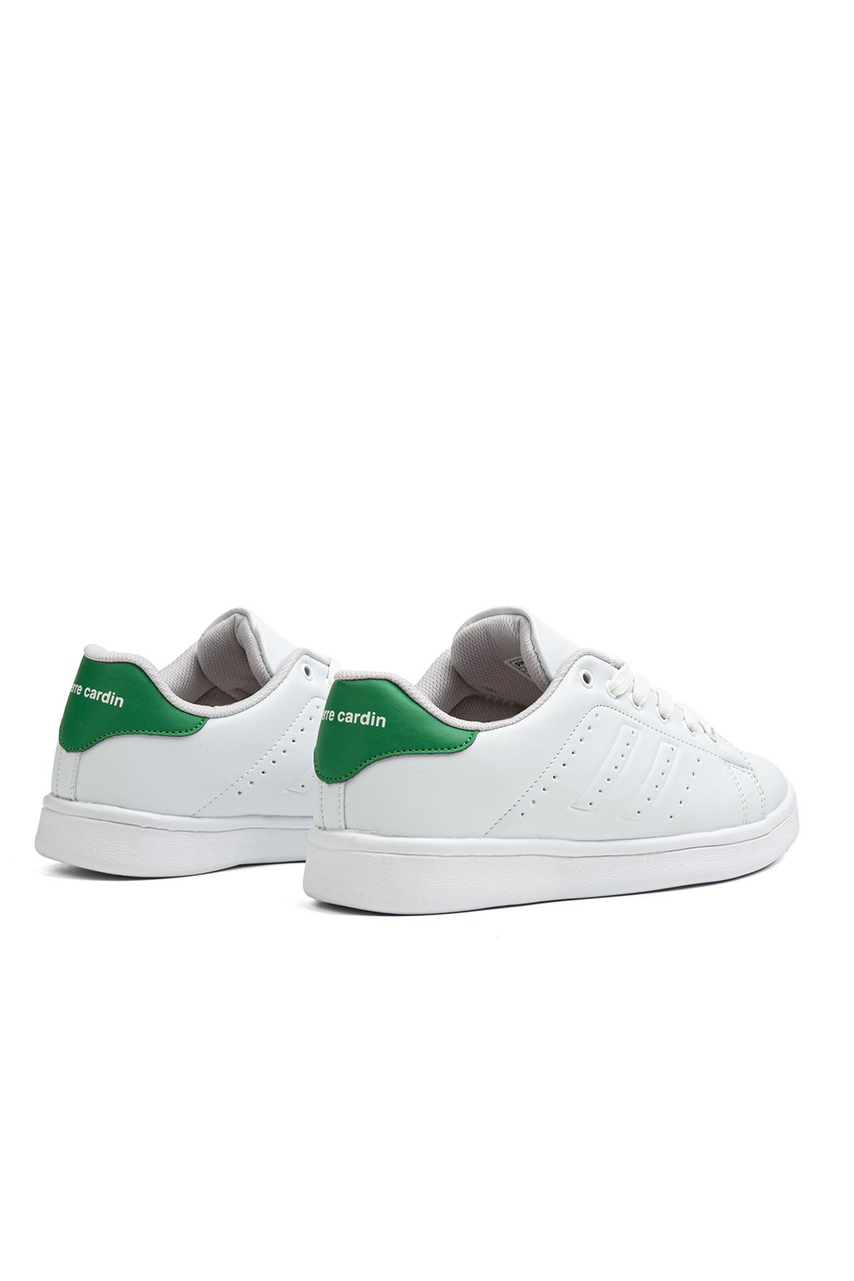 ® | PCS-10144 - 3319 Beyaz Yesil - Kadın Spor Ayakkabı - Görsel 4