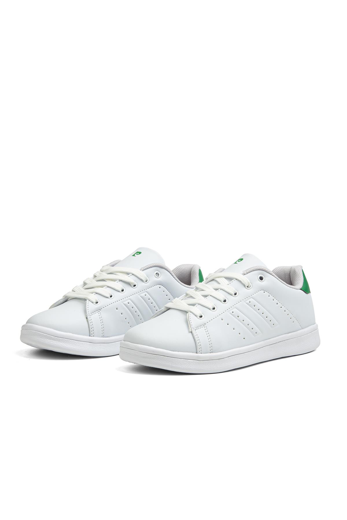 ® | PCS-10144 - 3319 Beyaz Yesil - Kadın Spor Ayakkabı - Görsel 5
