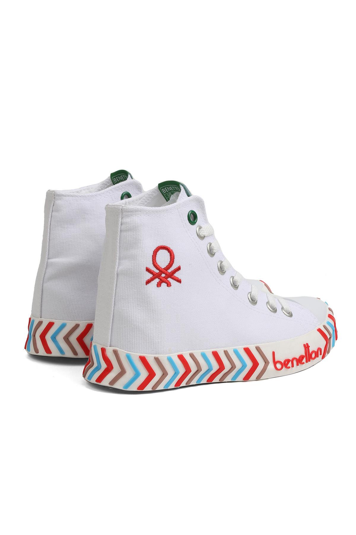 Benetton Beyaz Benetton |bn BN-30625-3374 Kadın Spor Ayakkabı