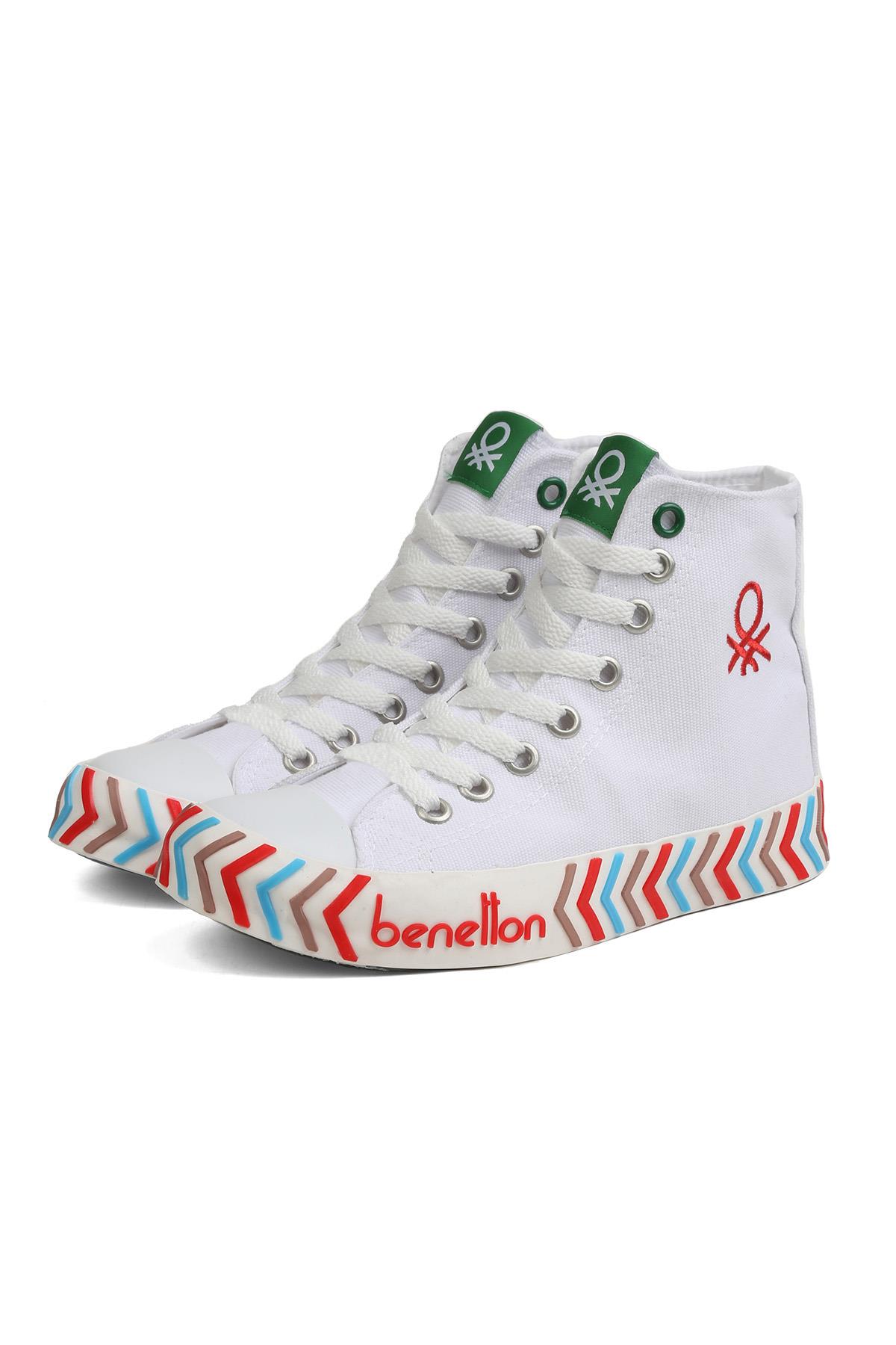 Benetton Beyaz Benetton |bn BN-30625-3374 Kadın Spor Ayakkabı