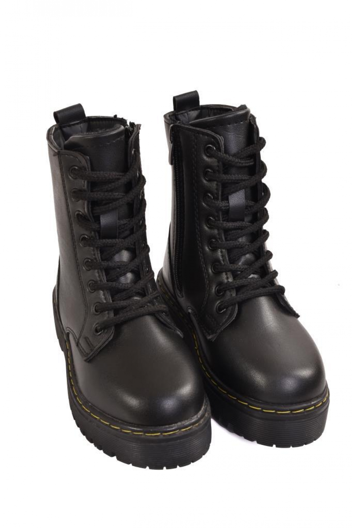 Kız Çocuk Siyah&Gümüş Postal Bot Bootie - Görsel 3