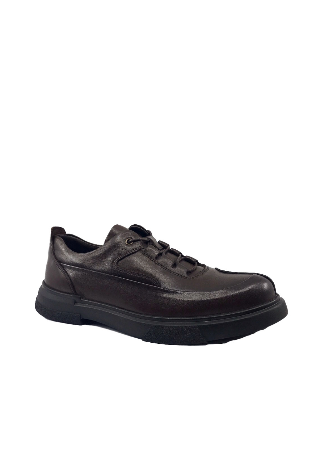 6871 Kahve Erkek Günlük Deri Ayakkabı - Görsel 3