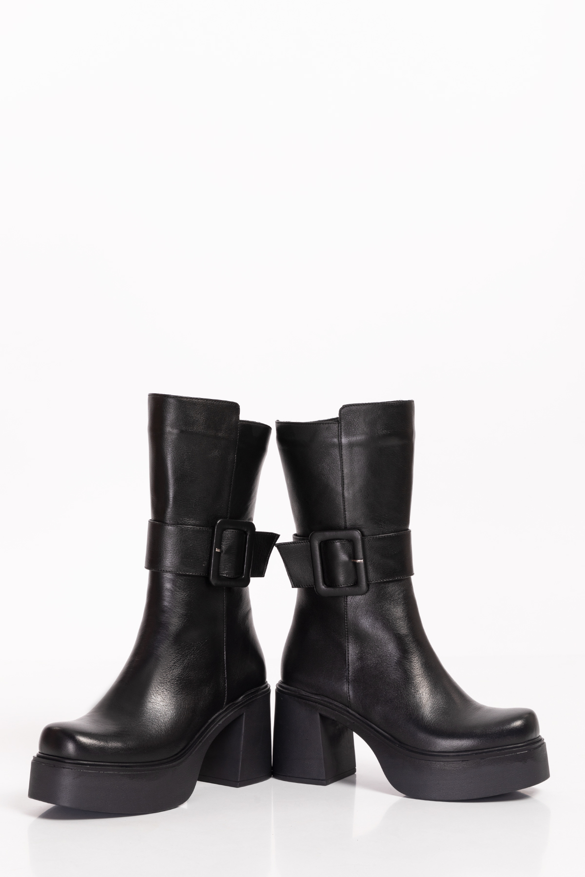 Gondol Kadın Hakiki Deri Platform Bot Anl.2442 - Görsel 9