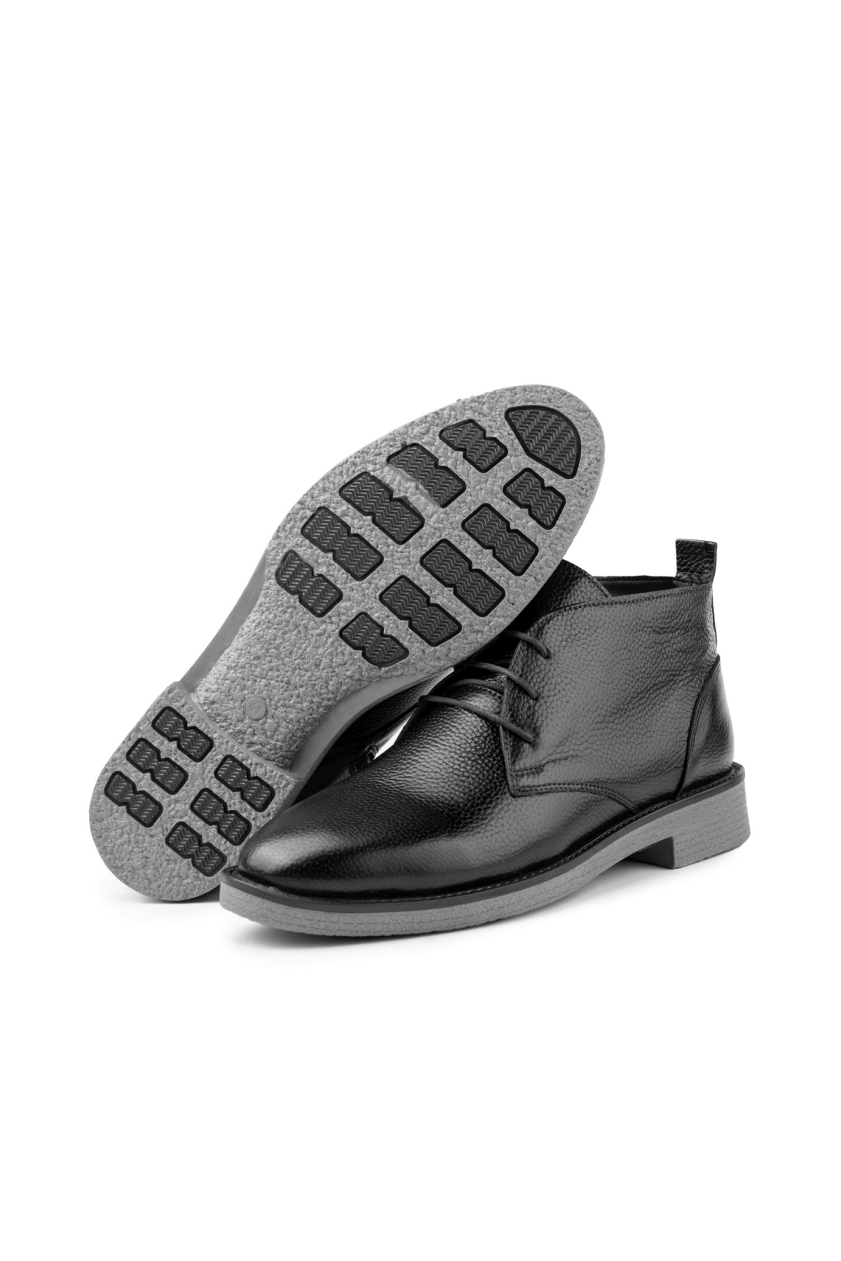 London Hakiki Deri Kaydırmaz Taban Bağcıklı Fermuarlı Chelsea Günlük Bot - Görsel 3