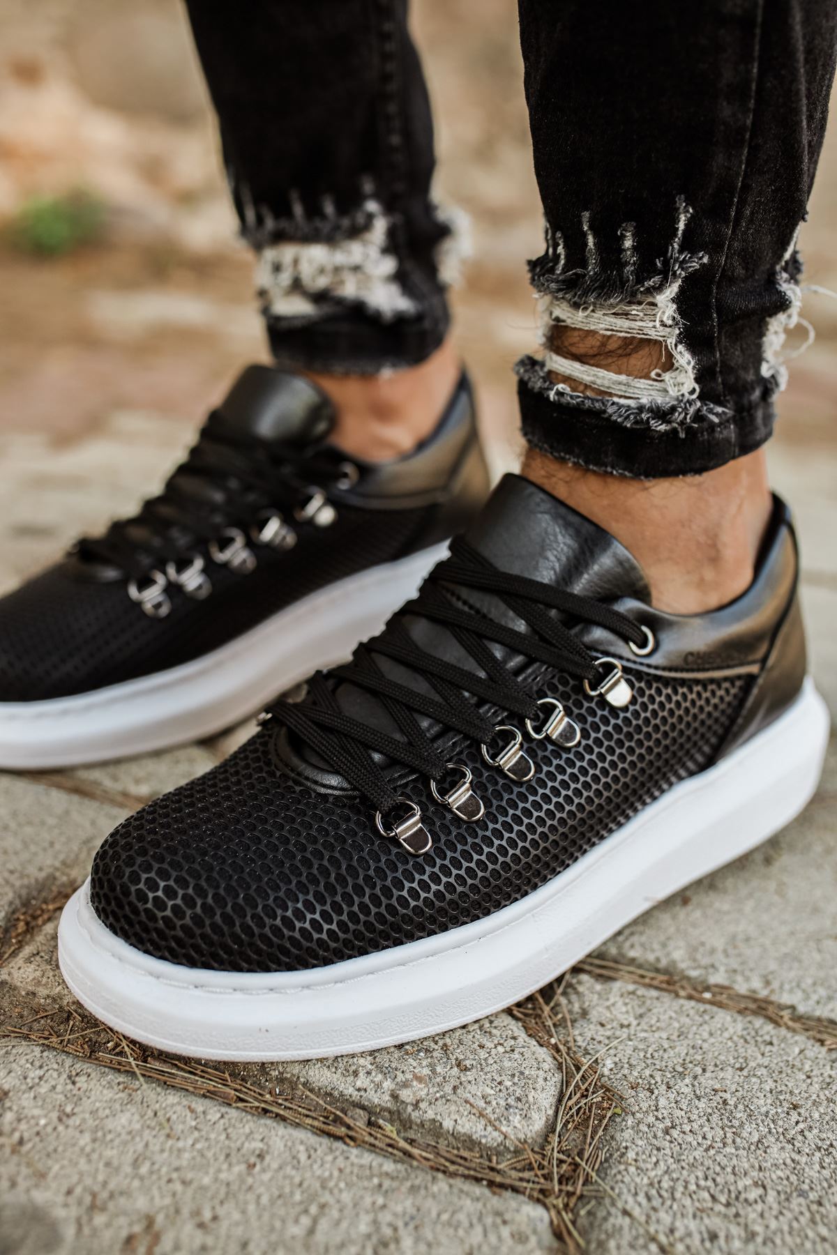 CH021 CBT Favo Erkek Ayakkabı SIYAH - Görsel 3