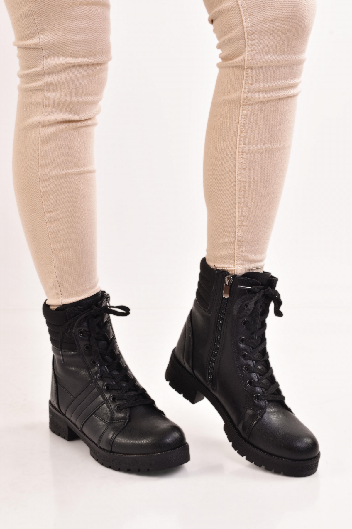 Odesa Ayakkabı Siyah Kadın Postal Bot - Görsel 4