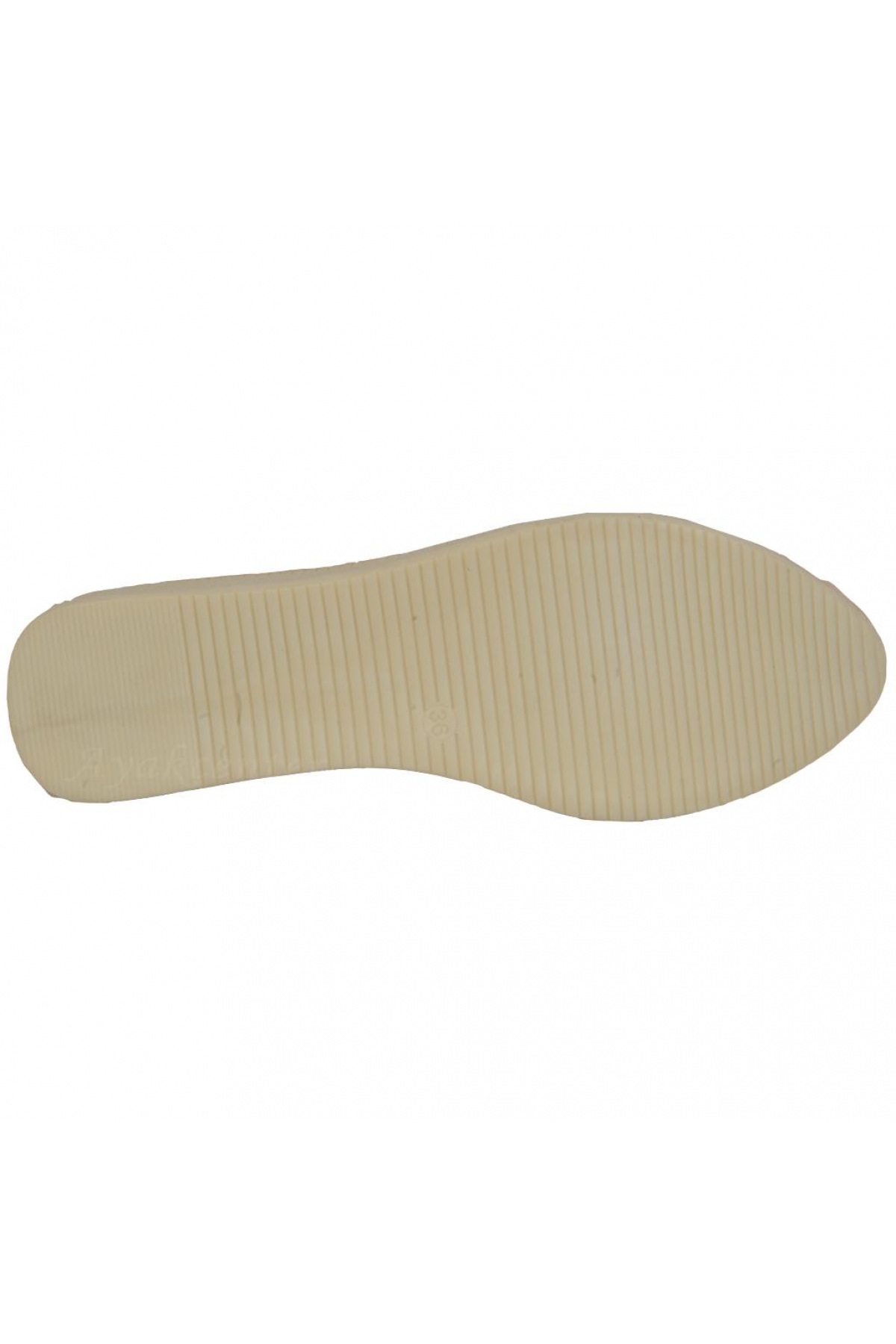 Pink 0660 Pudra-Siyah Rahat Günlük Bayan Abiye Babet Ayakkabı - Görsel 4