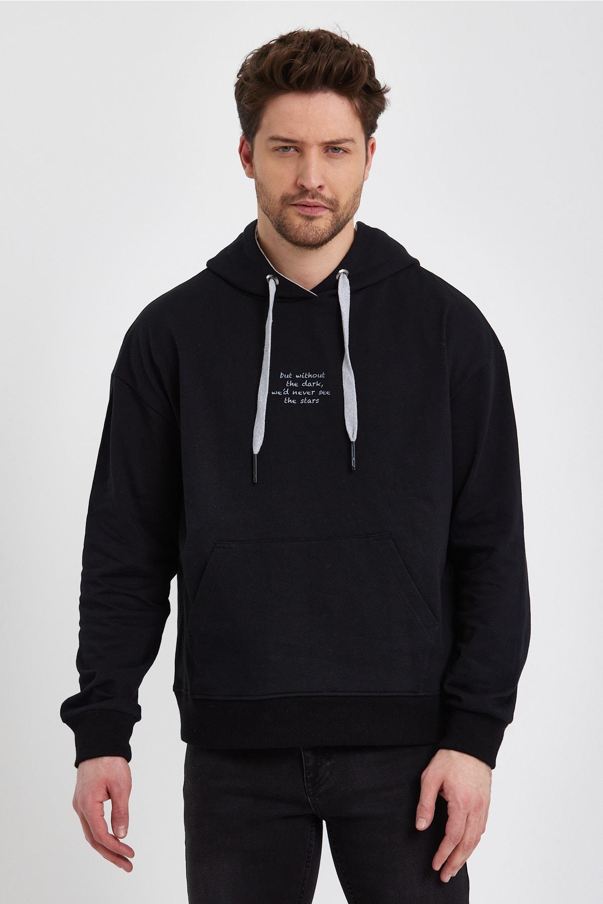 ALEXANDERGARDI BASKILI KAPÜŞONLU SWEATSHIRT (E22-757A-01)