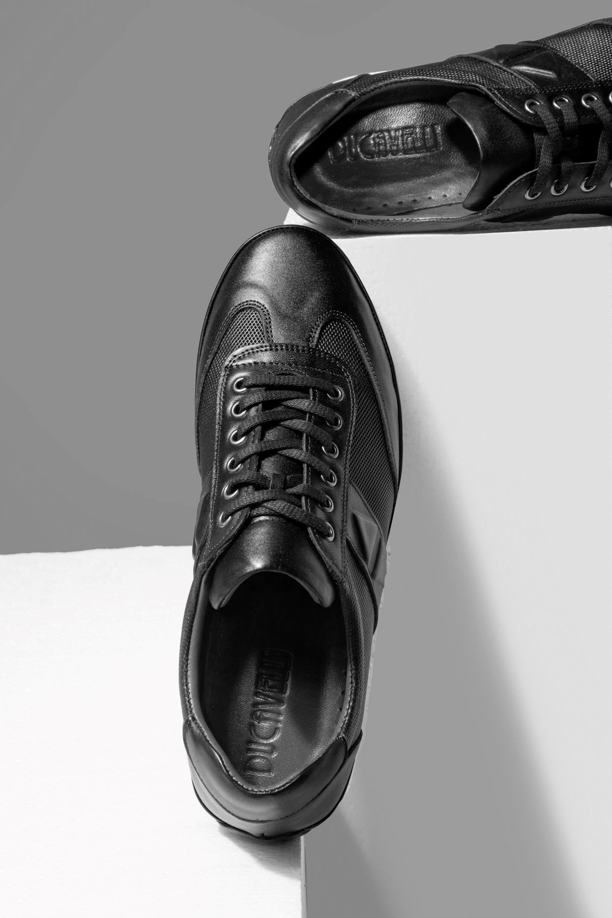 Stripe Hakiki Deri Erkek Günlük Ayakkabı, Casual Ayakkabı, %100 Deri Ayakkabı - Görsel 6