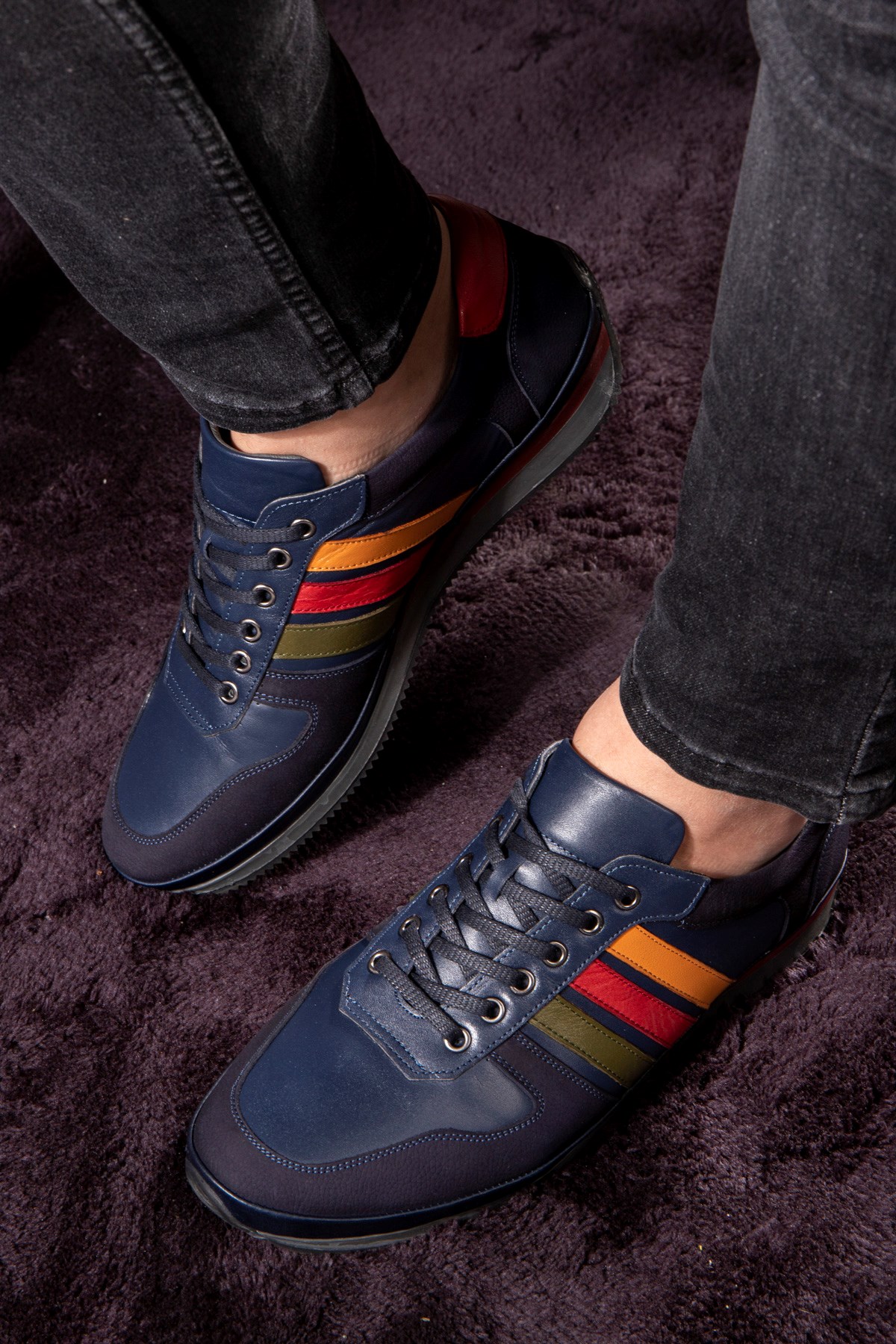 Line Hakiki Deri Erkek Günlük Ayakkabı, Casual Ayakkabı, %100 Deri Ayakkabı - Görsel 6