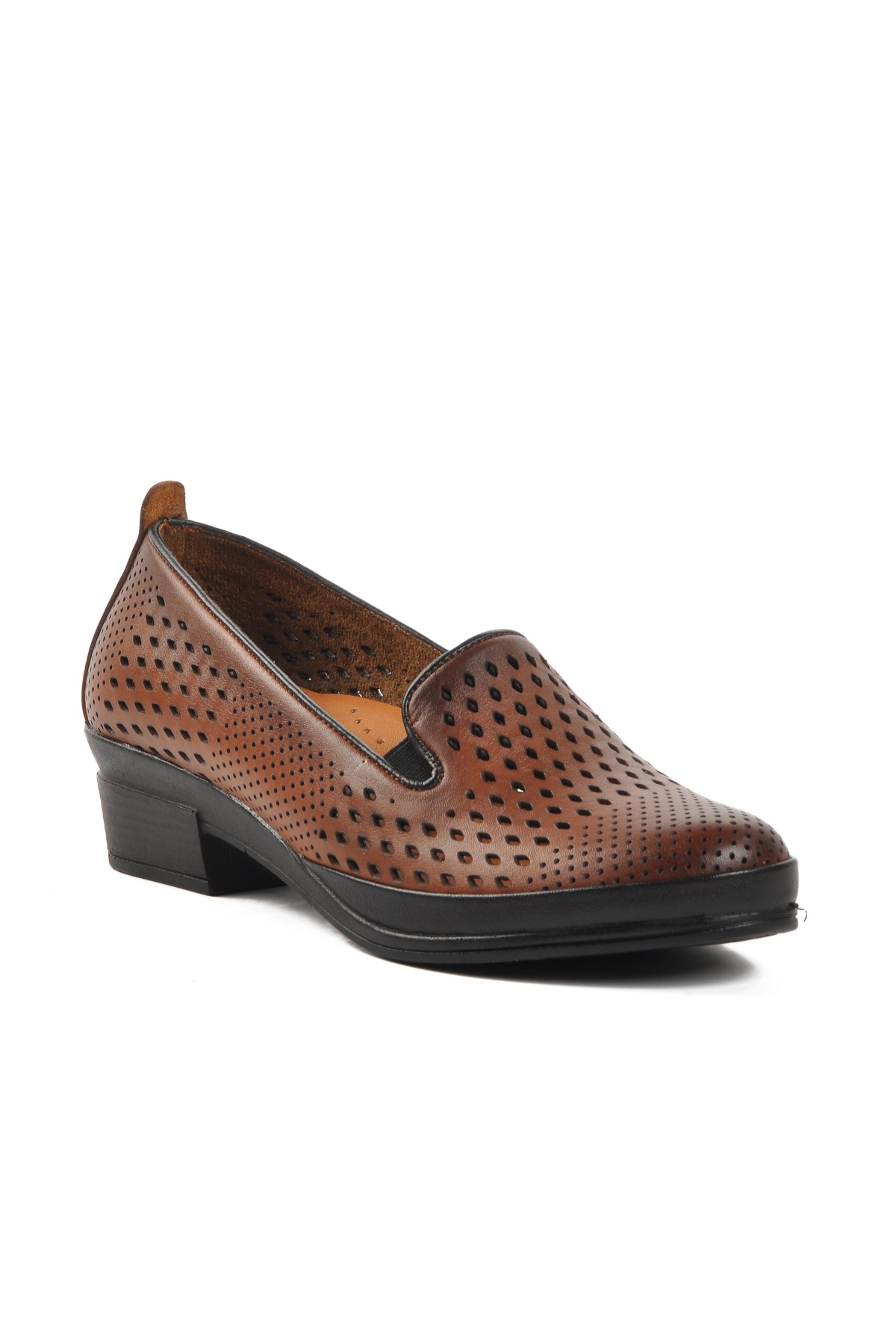 82 Taba Hakiki Deri Kadın Günlük Ayakkabı - Görsel 4