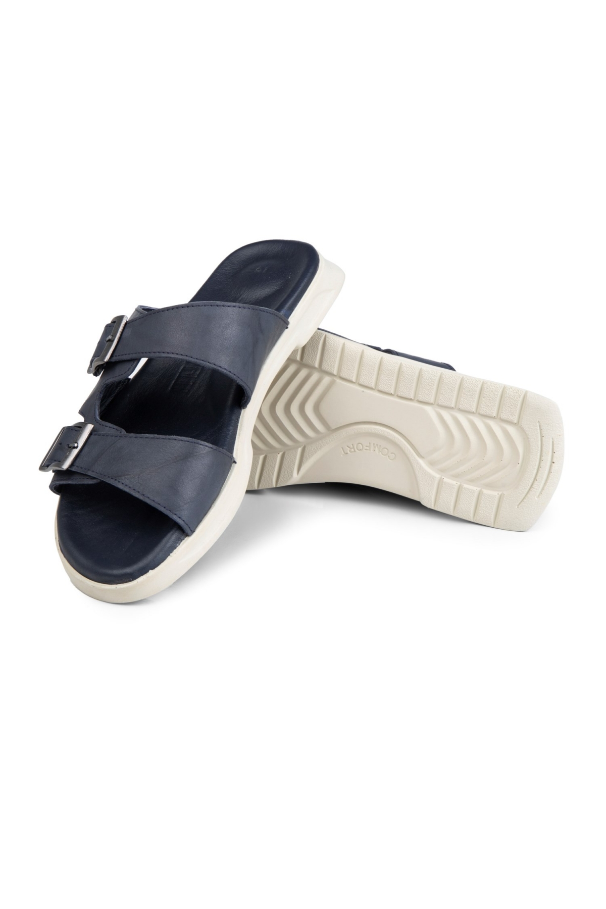 Bada Hakiki Deri Erkek Terliği, Hakiki Deri Terlik, Ortopedik Taban Terlik, Hafif Deri Ter - Görsel 4