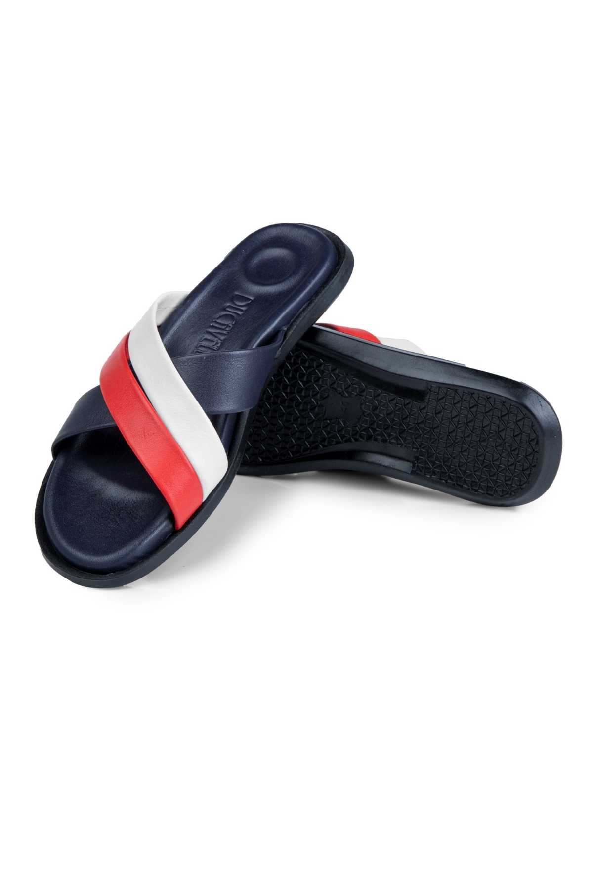 Bande Hakiki Deri Erkek Terliği, Hakiki Deri Terlik, Ortopedik Taban Terlik, Deri Terlik - Görsel 4