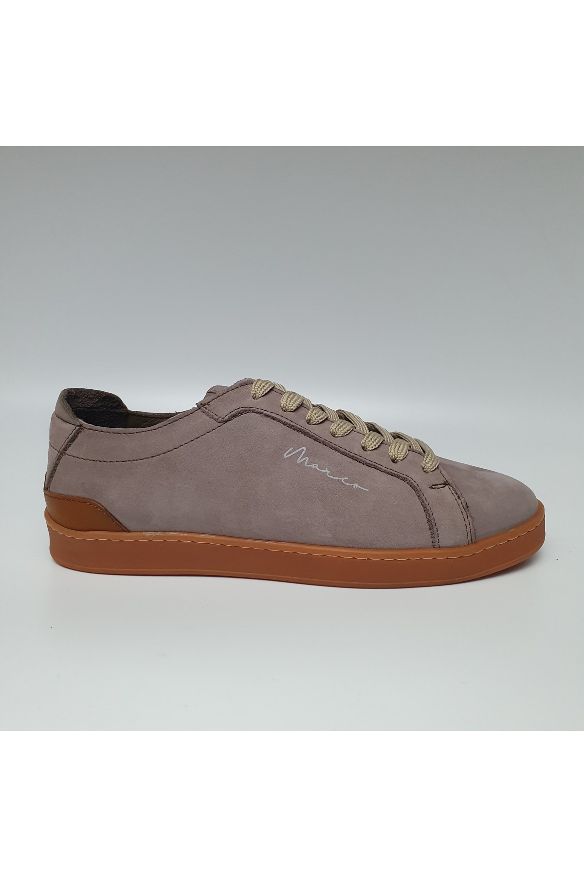 Hakiki/Gerçek Deri Düz Taban Sneaker Spor Günlük Ayakkabı 17244 - Görsel 3