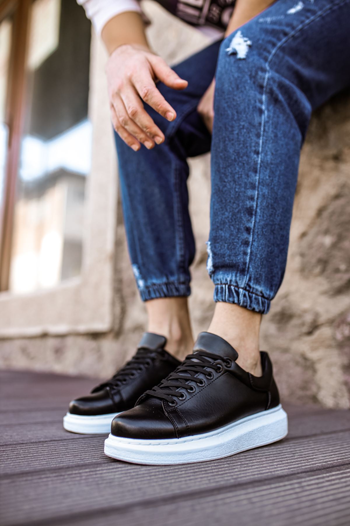 CH257 CBT Estrella Erkek Ayakkabı SIYAH - Görsel 5