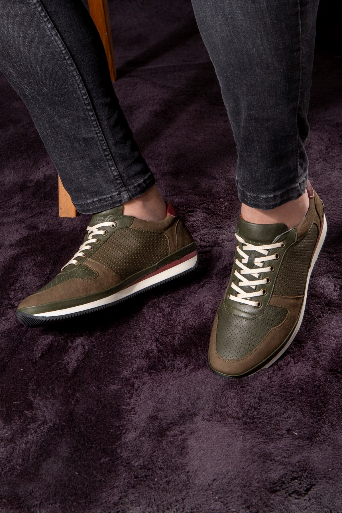 Soft Hakiki Deri Erkek Günlük Ayakkabı, Casual Ayakkabı, %100 Deri Ayakkabı - Görsel 5