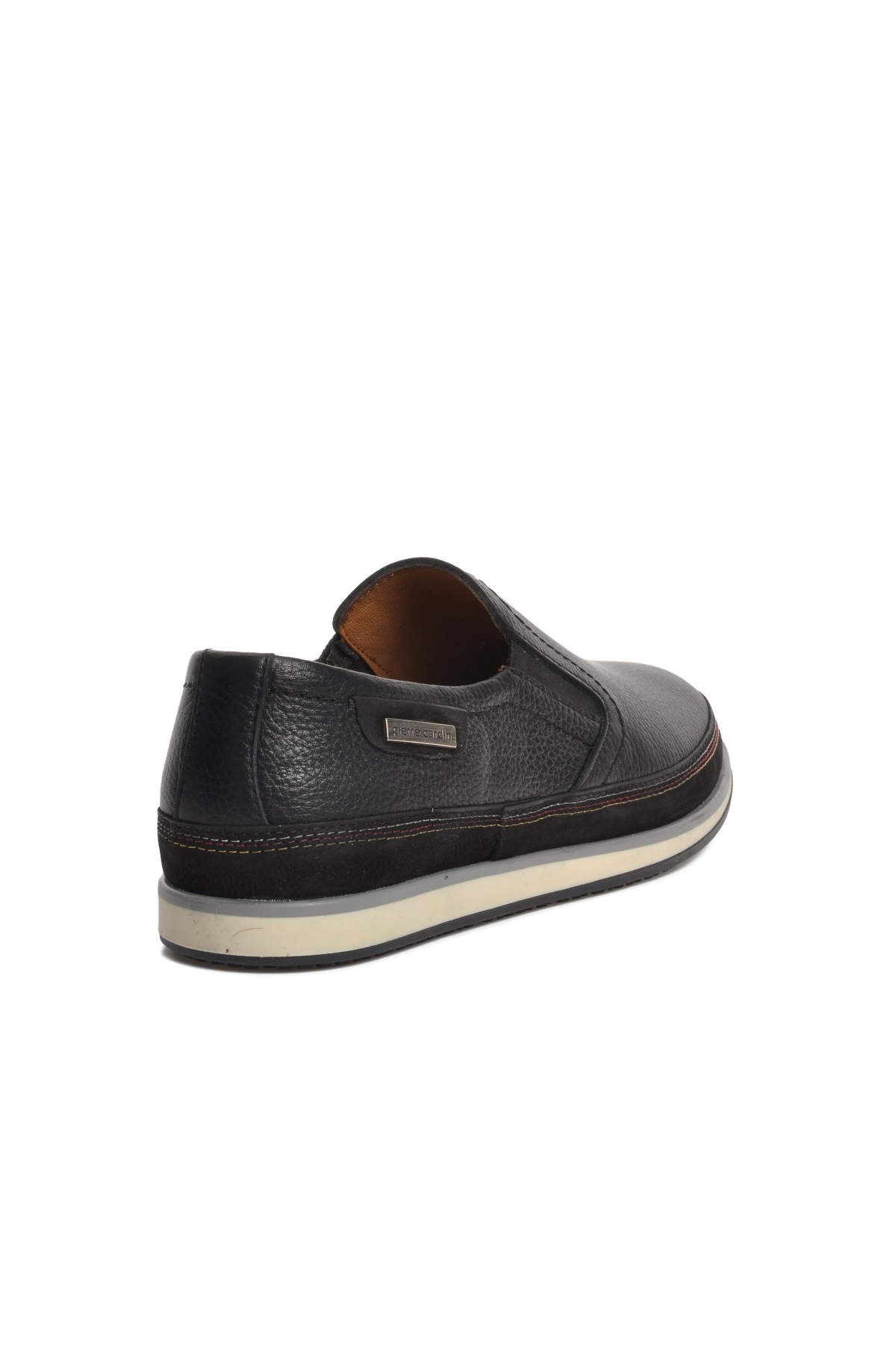 62332 Siyah Floter Hakiki Deri Erkek Casual Ayakkabı - Görsel 5