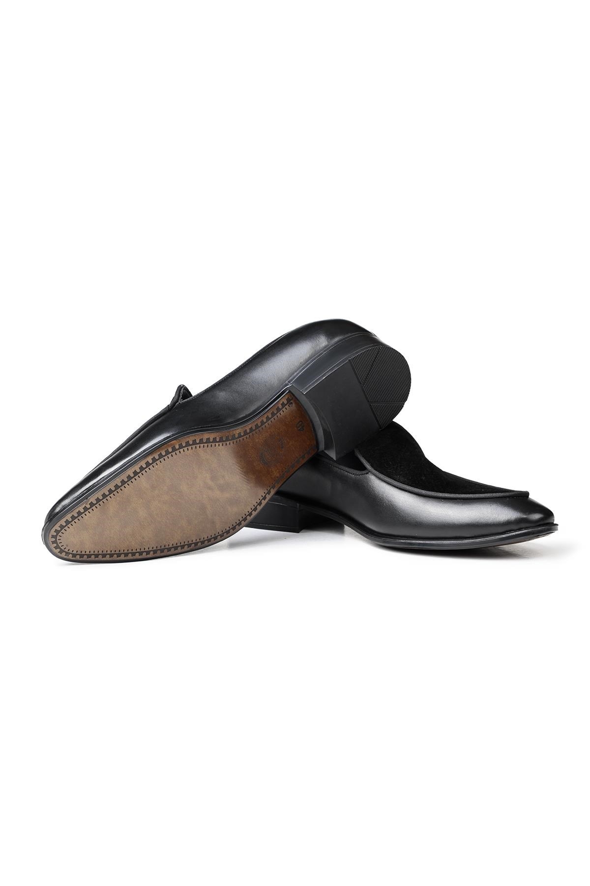 Elegant Hakiki Deri Erkek Klasik Ayakkabı, Loafer Klasik Ayakkabı, Makosen Ayakkabı - Görsel 3