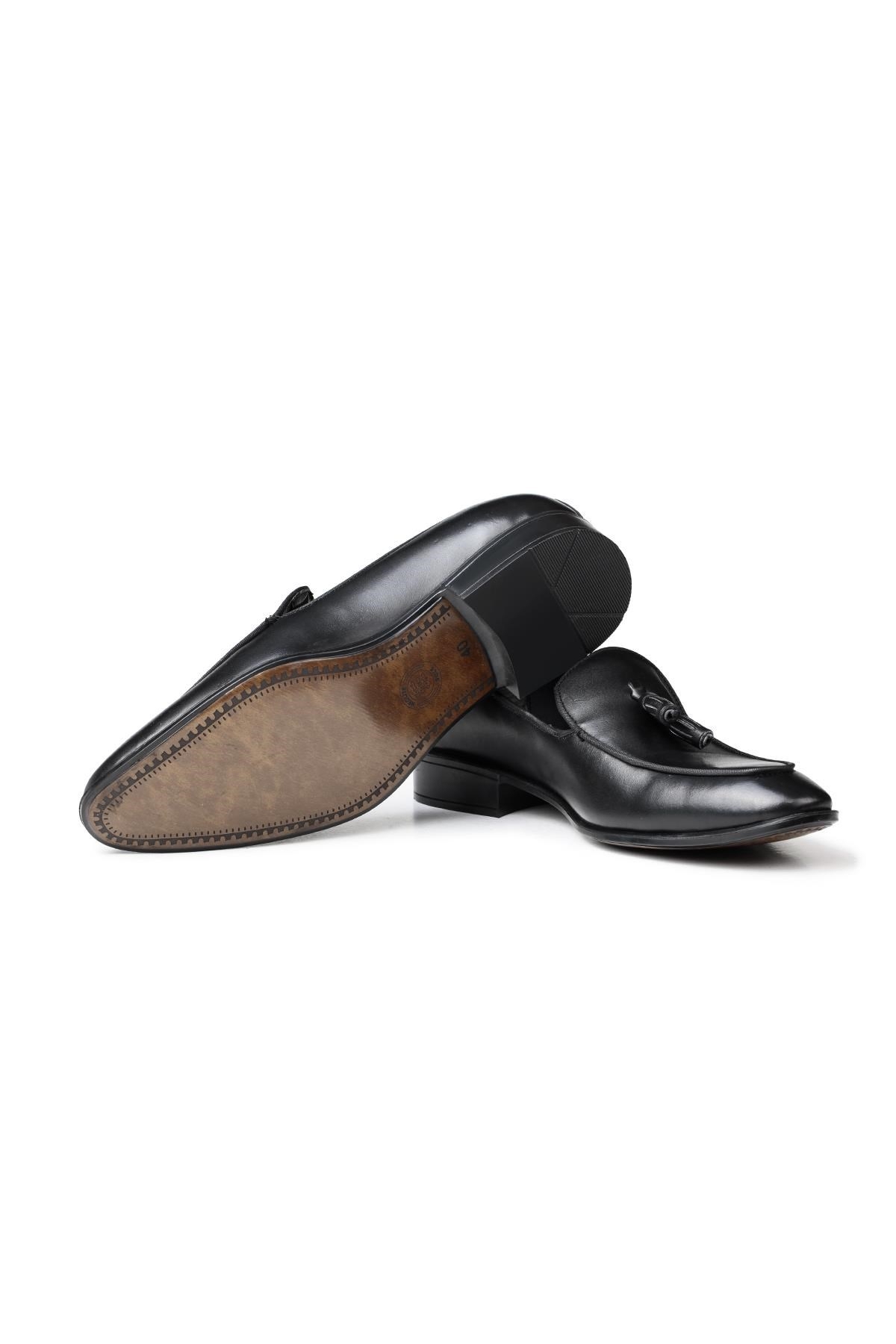 Smug Hakiki Deri Erkek Klasik Ayakkabı, Loafer Klasik Ayakkabı, Makosen Ayakkabı - Görsel 3