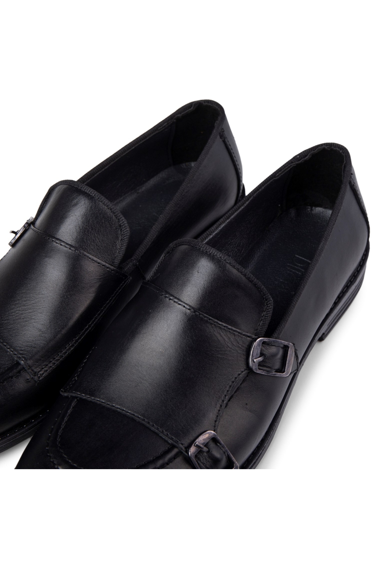 Double Hakiki Deri Erkek Klasik Ayakkabı - Görsel 4