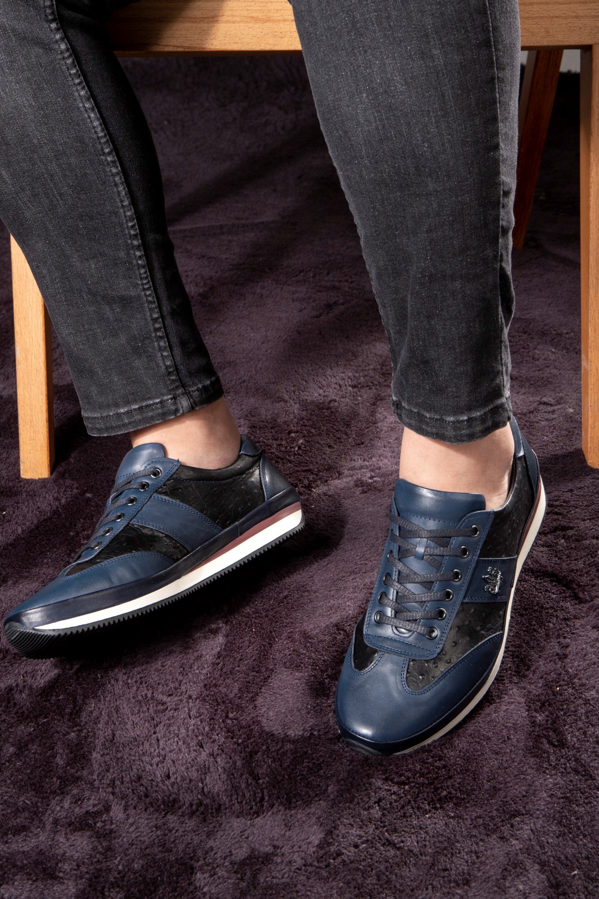 Ostrich 2 Hakiki Deri Erkek Günlük Ayakkabı, Casual Ayakkabı, %100 Deri Ayakkabı - Görsel 6