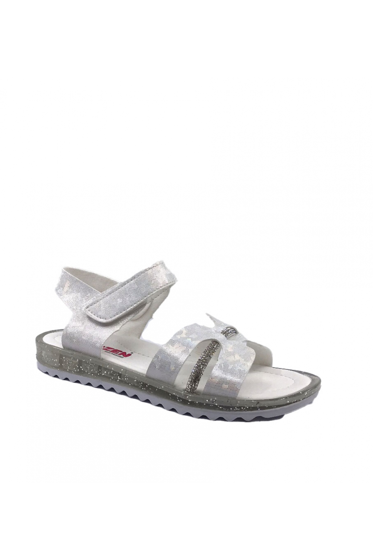 4036 Simli Taşlı Kız Çocuk Sandalet Ayakkabı - Görsel 3