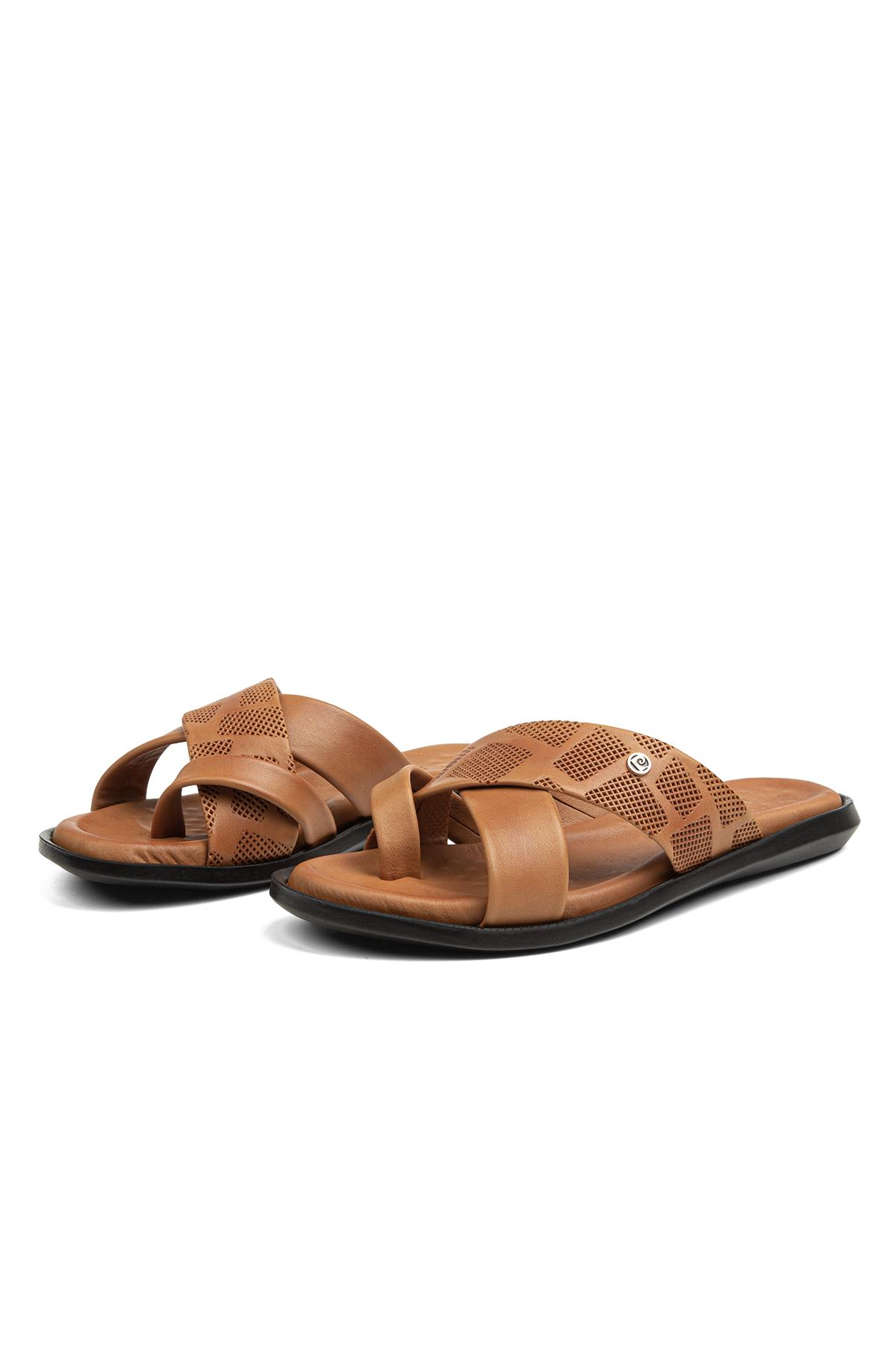 ® | PC-7120 - 2162 Taba - Erkek Terlik - Görsel 5