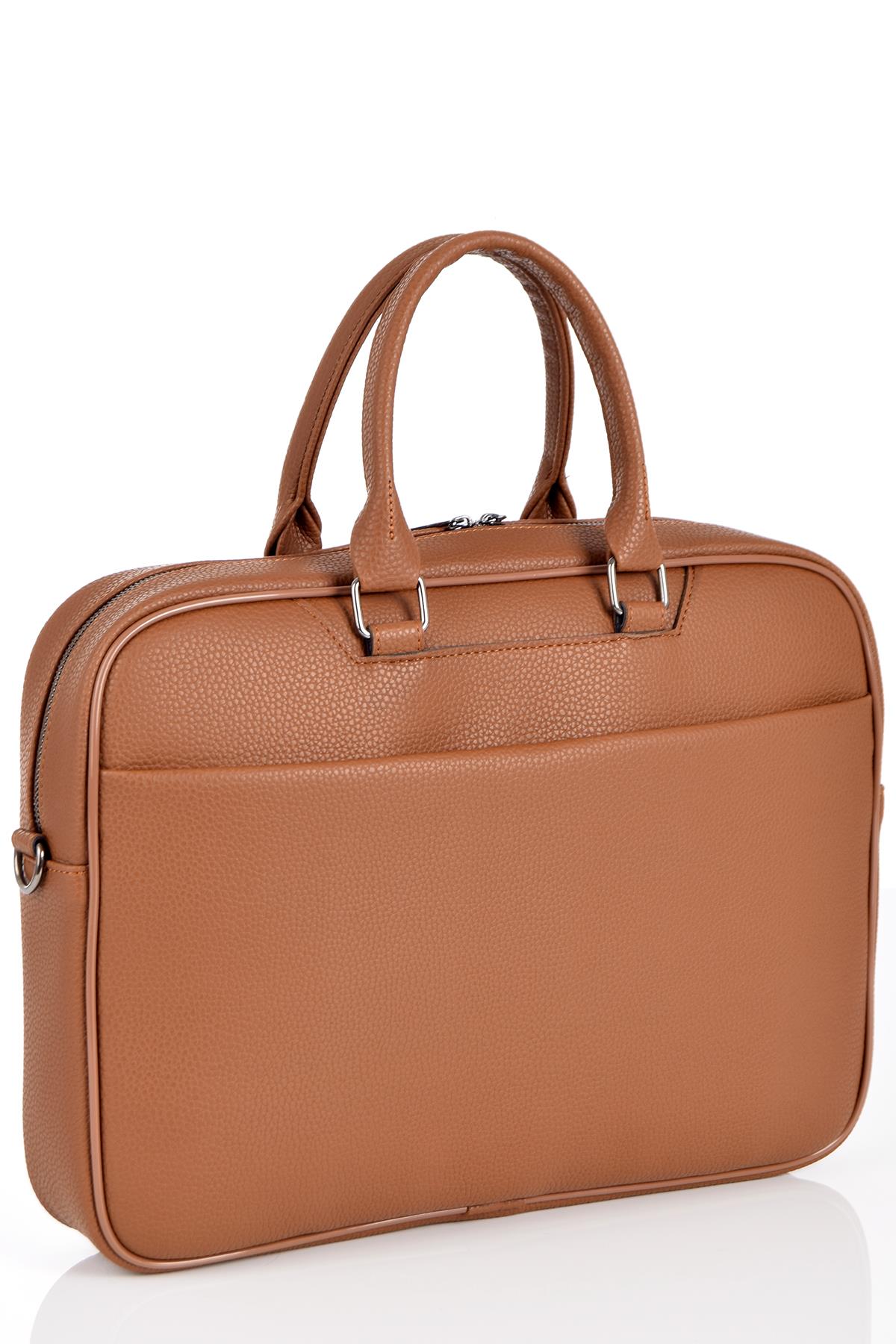 2127 Unisex Laptop Bölmeli Evrak Çanta Taba Fiyatları - 200835802