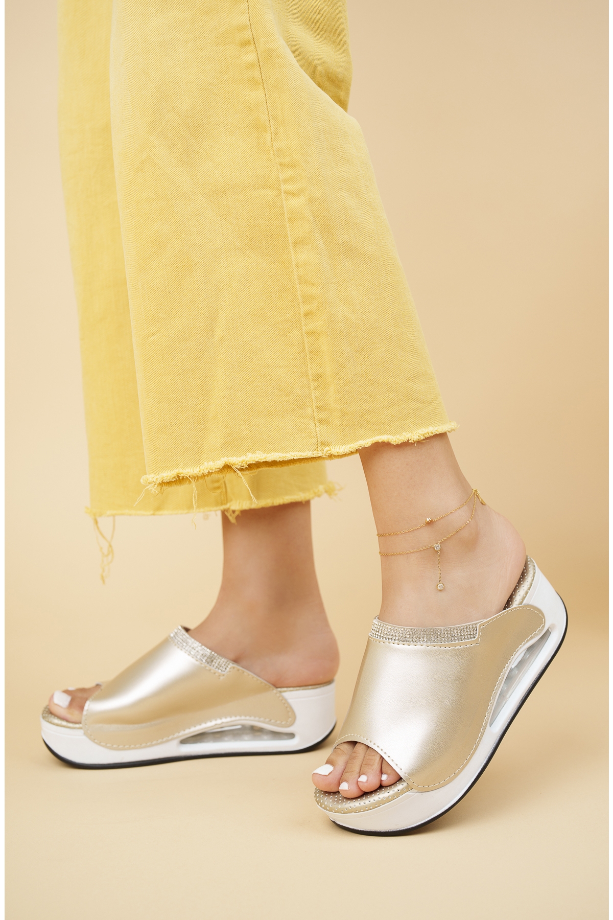 Linda Anatomik Ortopedik Air Rahat Taban Medical Sabo Günlük Kadın Terlik - Görsel 2