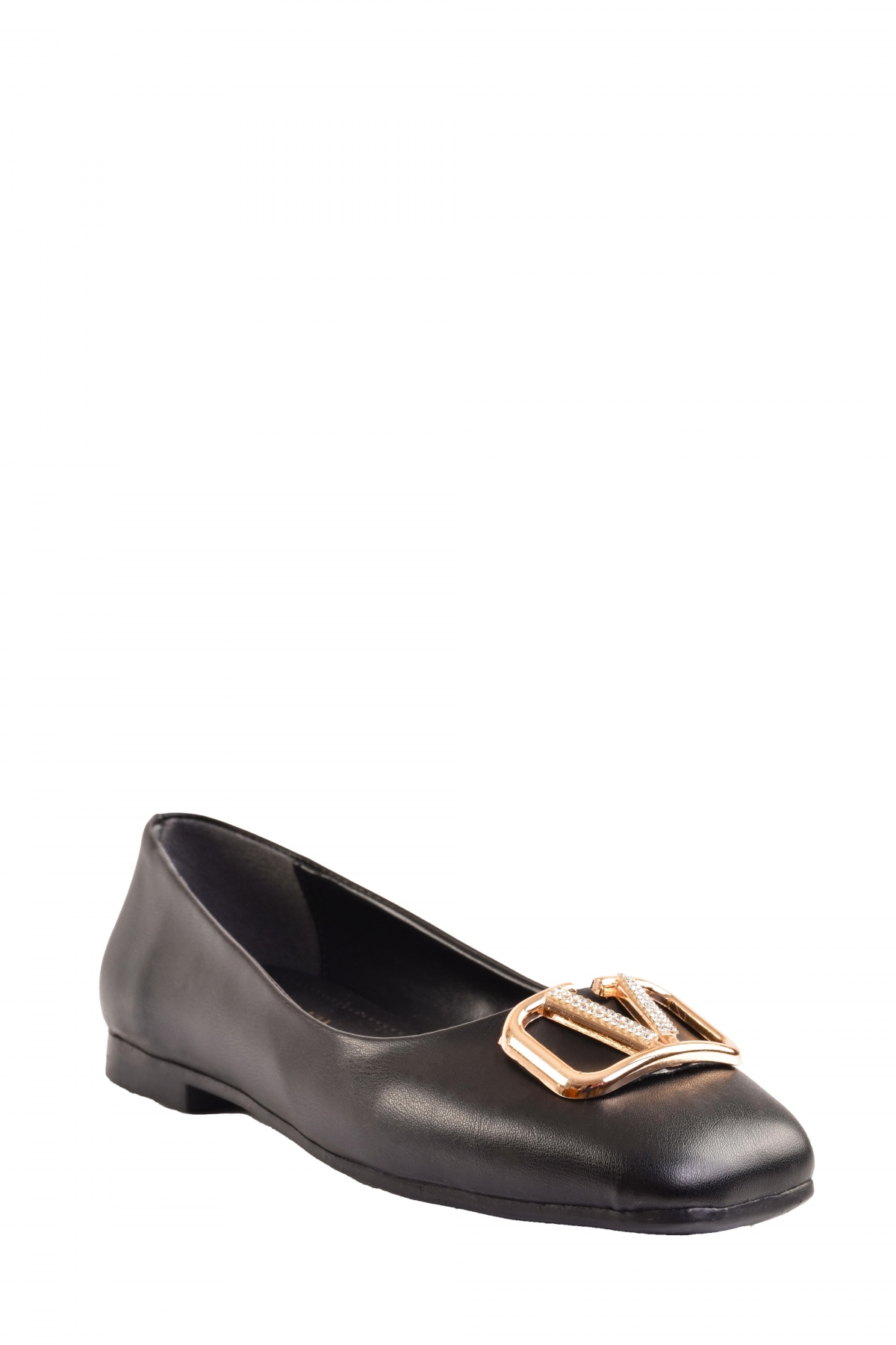 Kadın Günlük Rahat Esnek Taban Tokalı Babet - Görsel 3