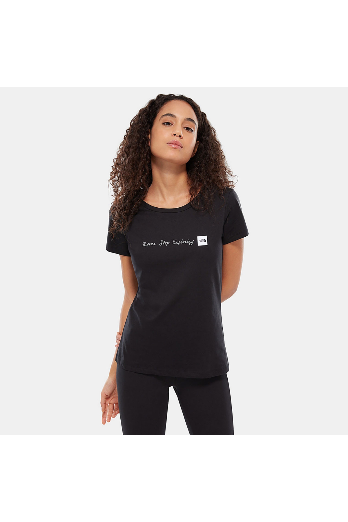 Kadın T-Shirt S/S Neverstopexploring Tee-Eu Nf00A6Prky41