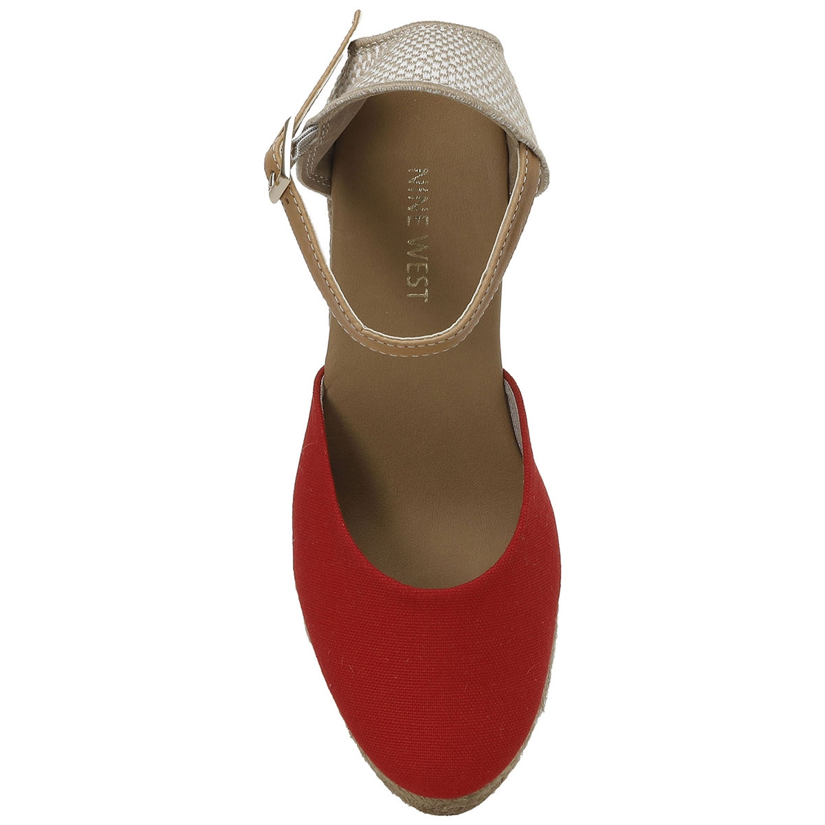 Nine West EPOLA2 3FX Kırmızı Kadın Dolgu Topuk Sandalet. 6