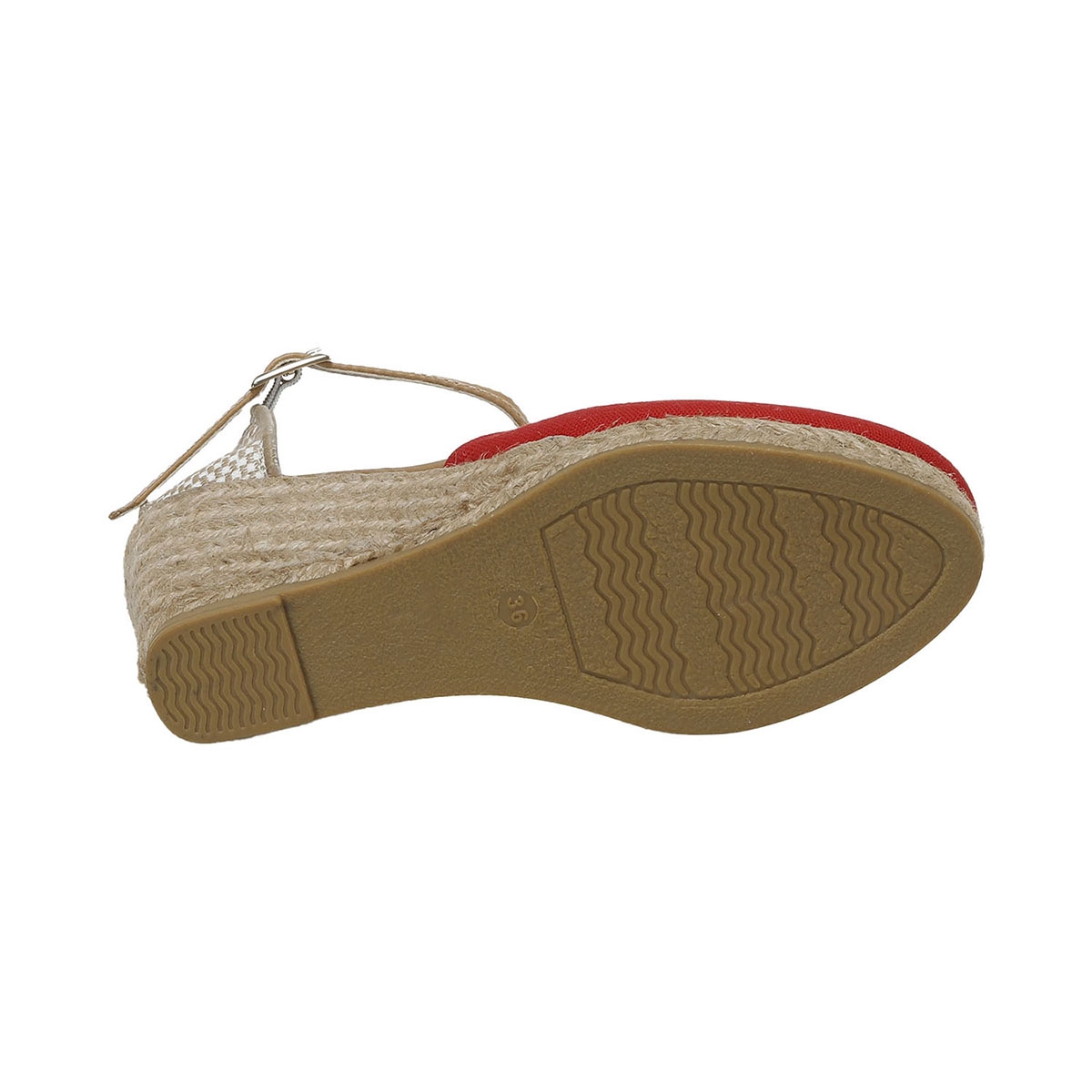 Nine West EPOLA2 3FX Kırmızı Kadın Dolgu Topuk Sandalet. 7