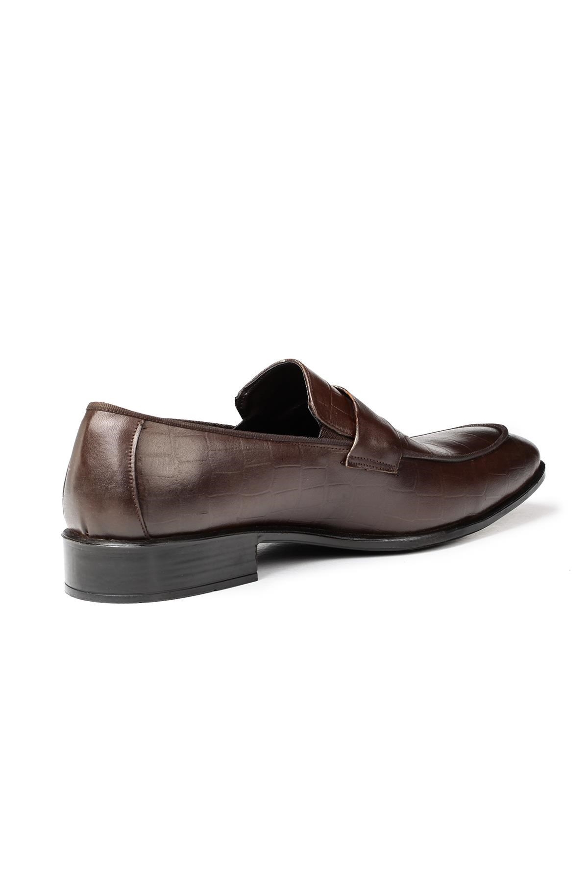 Swank Hakiki Deri Erkek Klasik Ayakkabı, Loafer Klasik Ayakkabı, Makosen Ayakkabı - Görsel 3