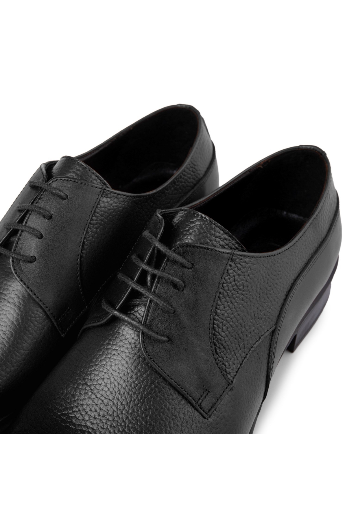 Elite Hakiki Deri Erkek Klasik Ayakkabı, Derby Klasik Ayakkabı, Bağcıklı Klasik Ayakkabı - Görsel 4