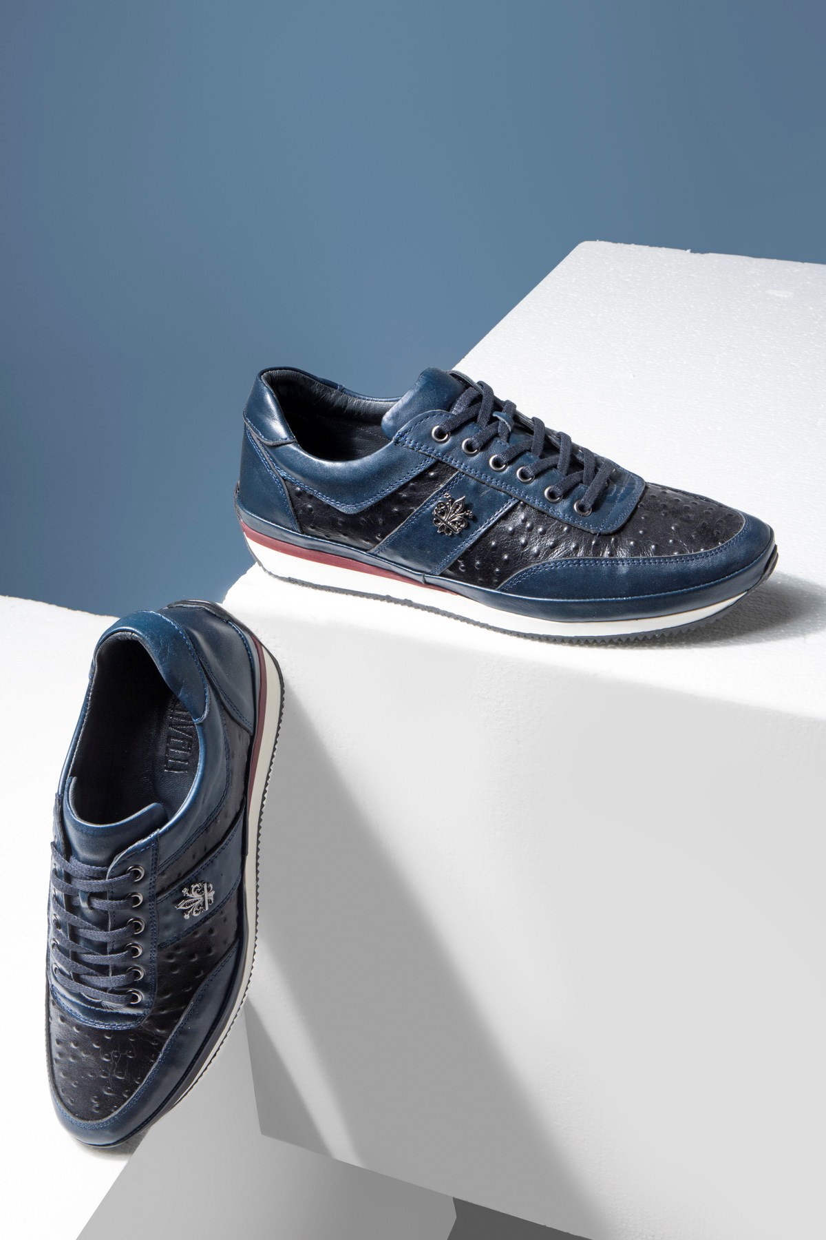 Ostrich Plane Hakiki Deri Erkek Günlük Ayakkabı, Casual Ayakkabı, %100 Deri Ayakkabı - Görsel 5